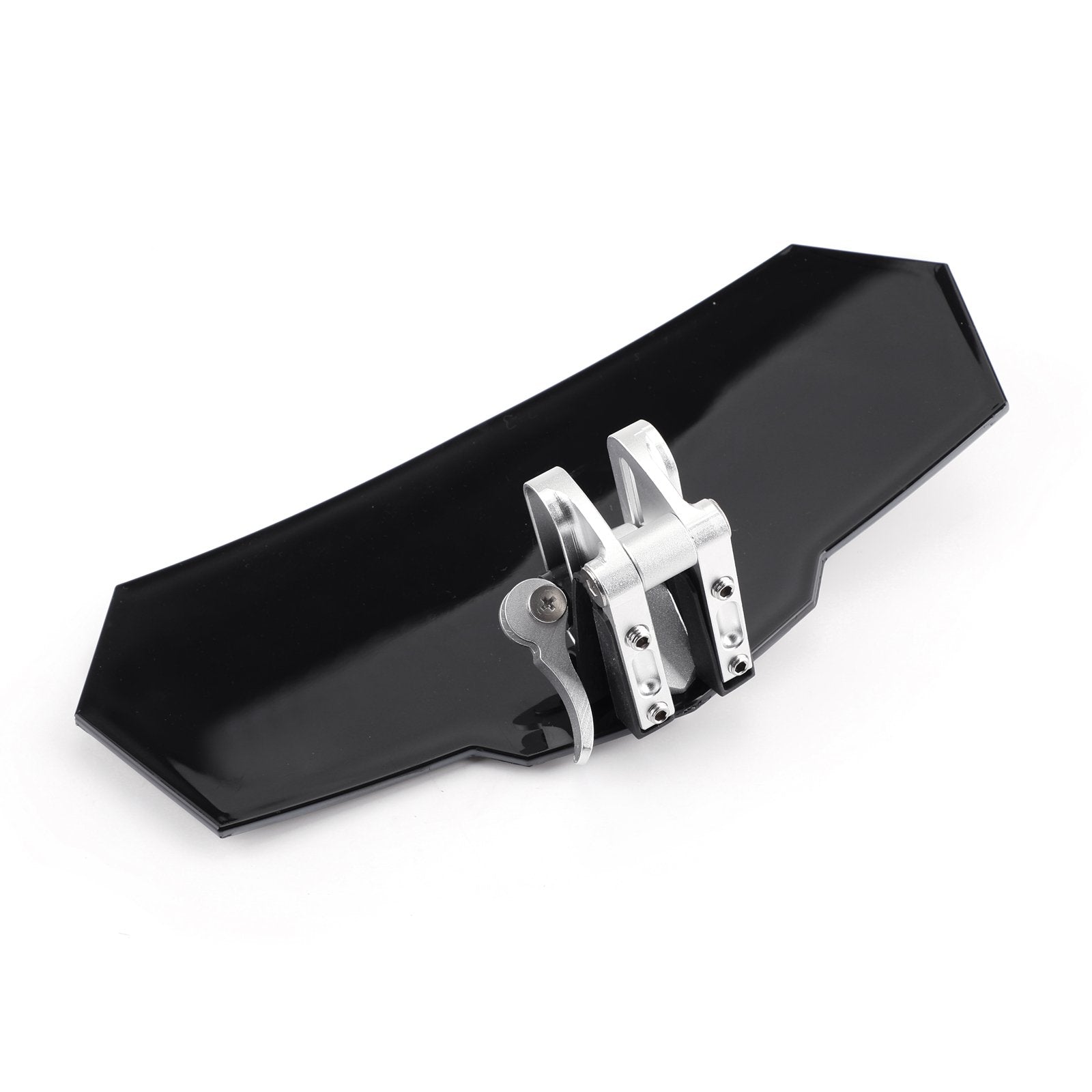 Honda Yamaha Suzuki Verstelbare voorruitverlenging Deflector Black