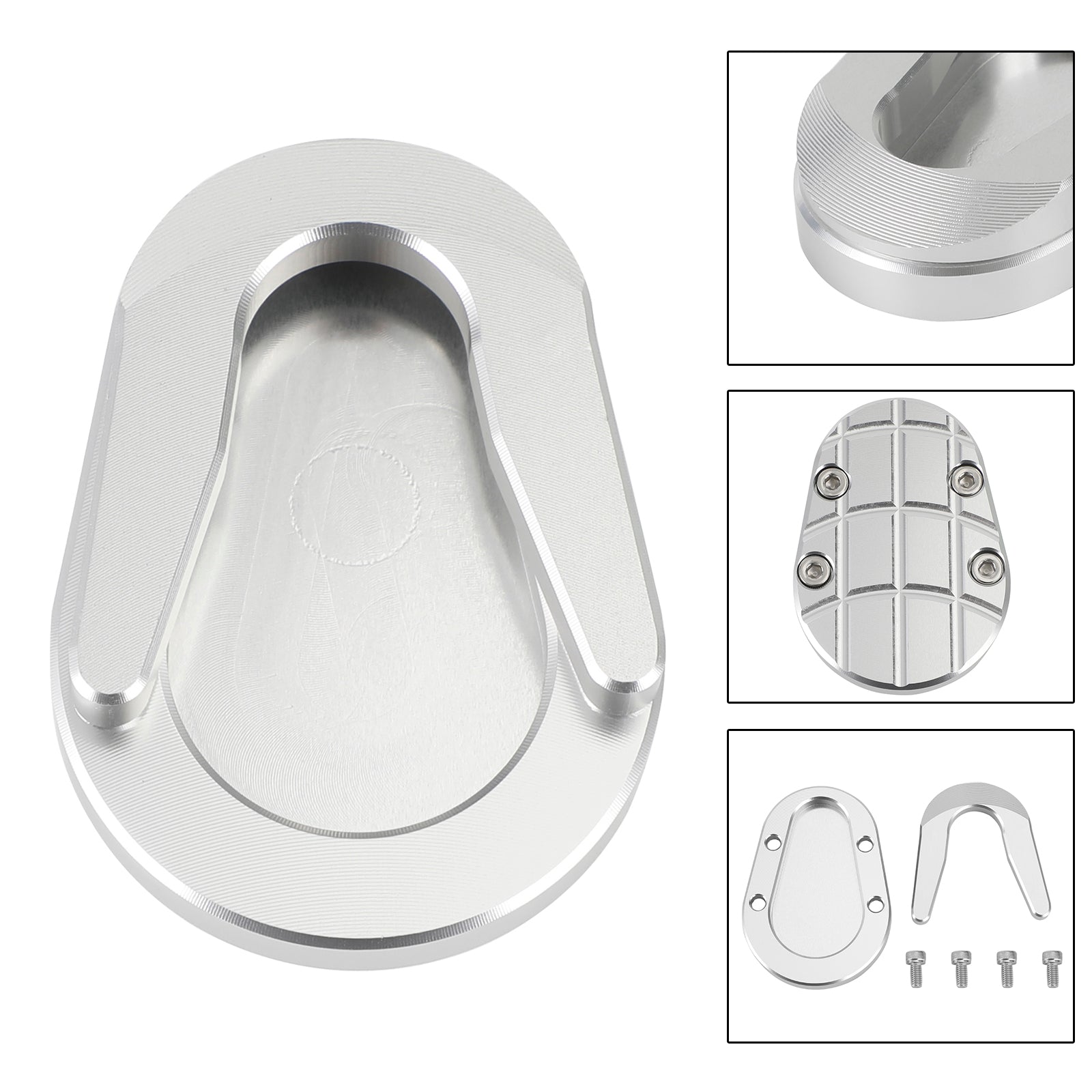 13-20 Vespa Sprint dan Primavera 150 Pata de cabra Almohadilla de extensión de caballete lateral