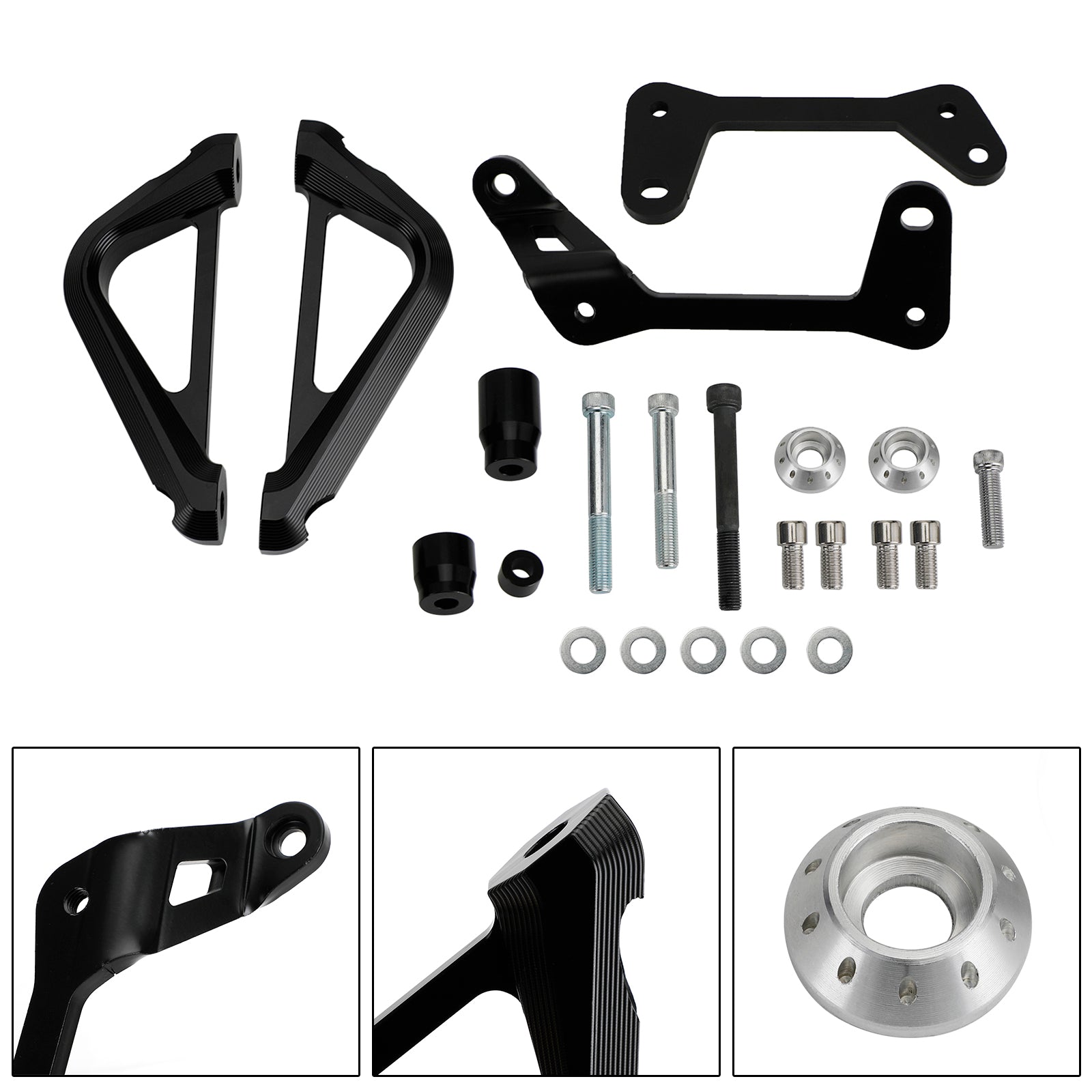 Protezioni Motore Protezione Statore Copertura Motore Nera Per Yamaha Mt 09 2021