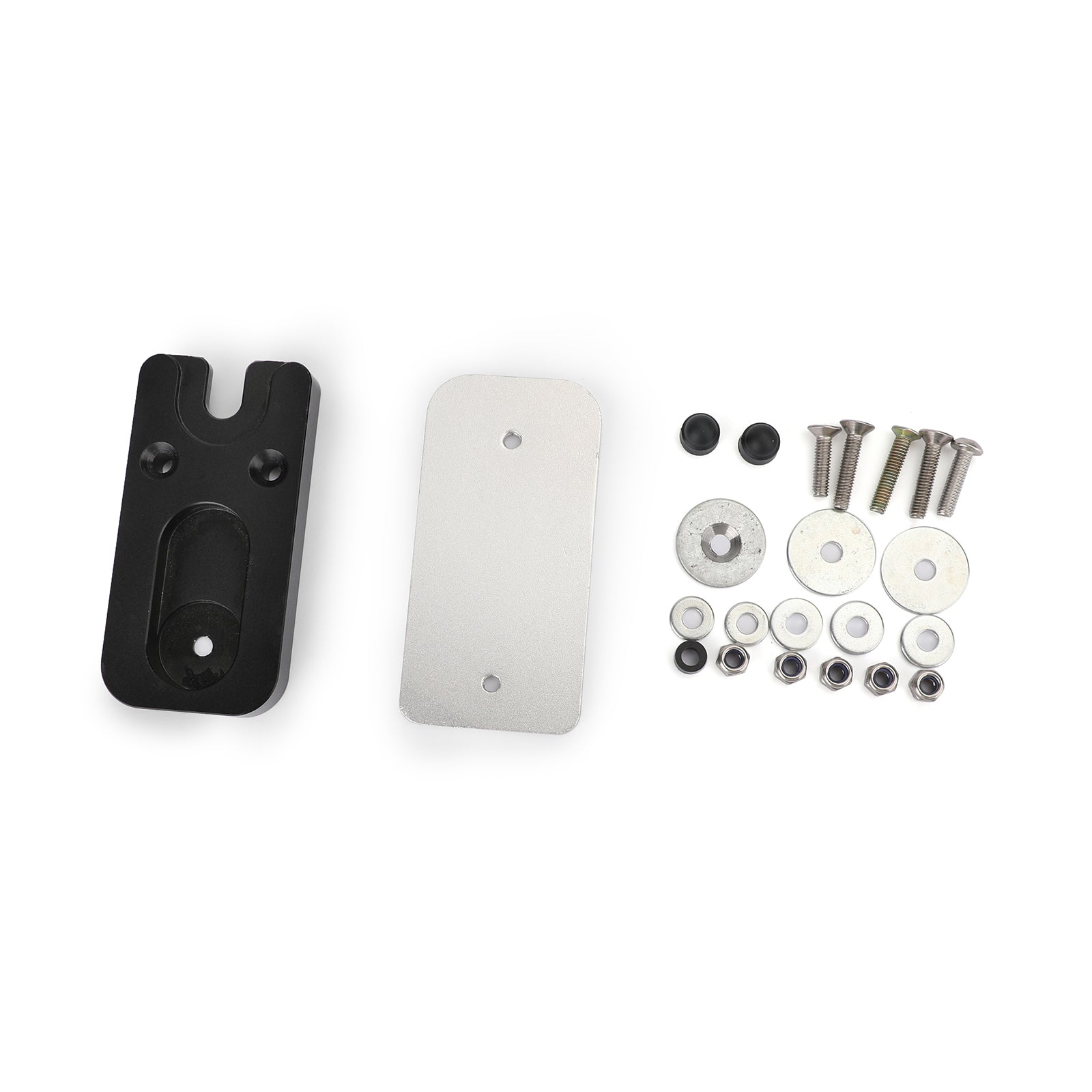 Plaque d'immatriculation du support de support ajusté pour Yamaha Honda Kawasaki BMW Universal Black