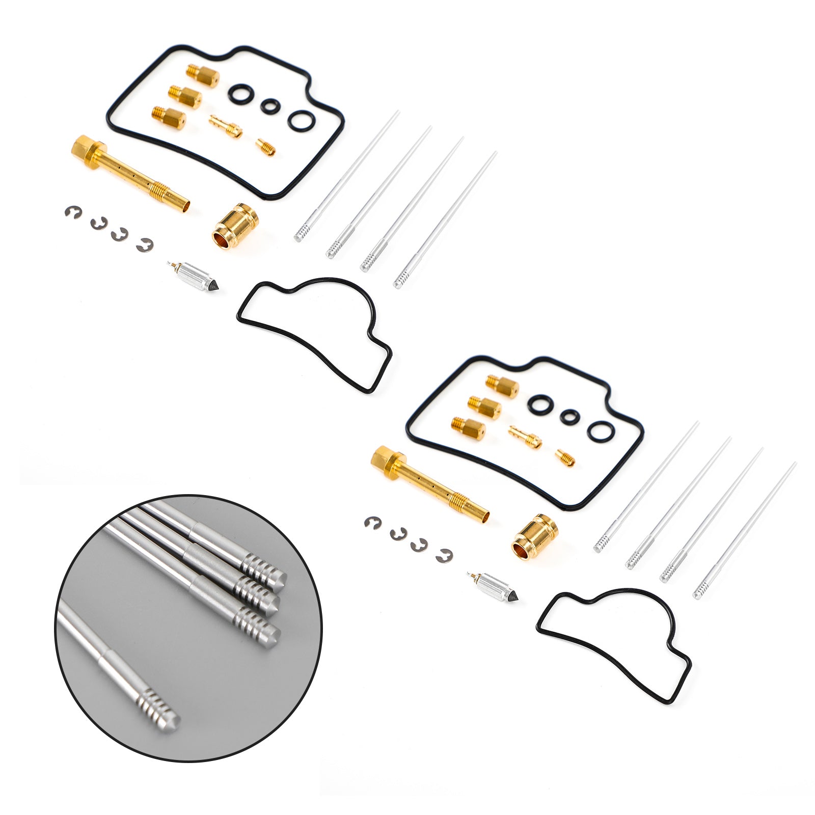 2x carburateur koolhydraten herbuild reparatiekit geschikt voor Suzuki RGV250 Gamma VJ21 VJ22