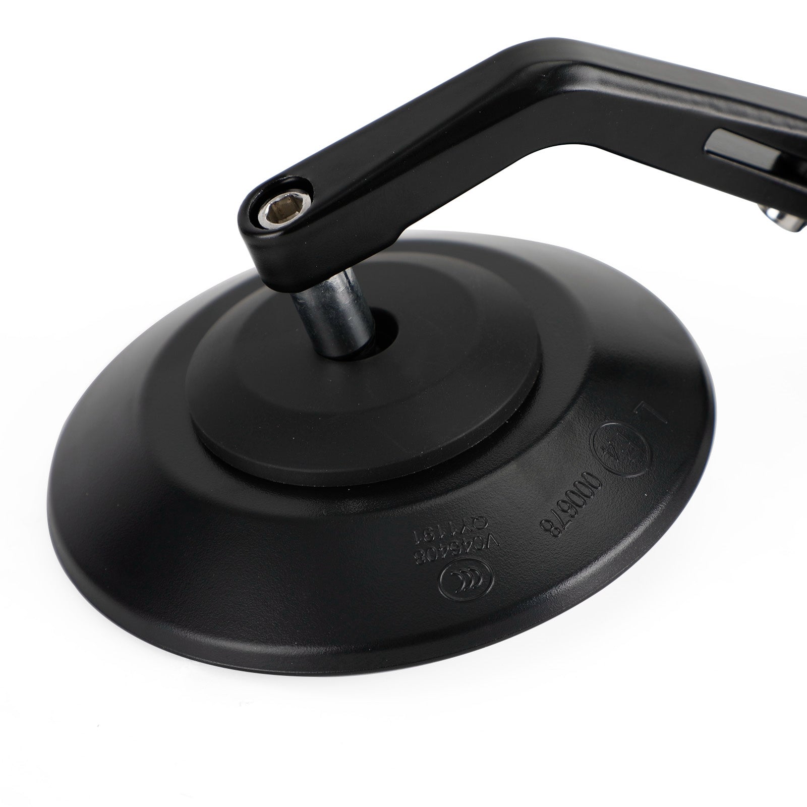 Billete de calidad 22 mm 7/8" Espejos retrovisores redondos negros antideslumbrantes personalizados X2