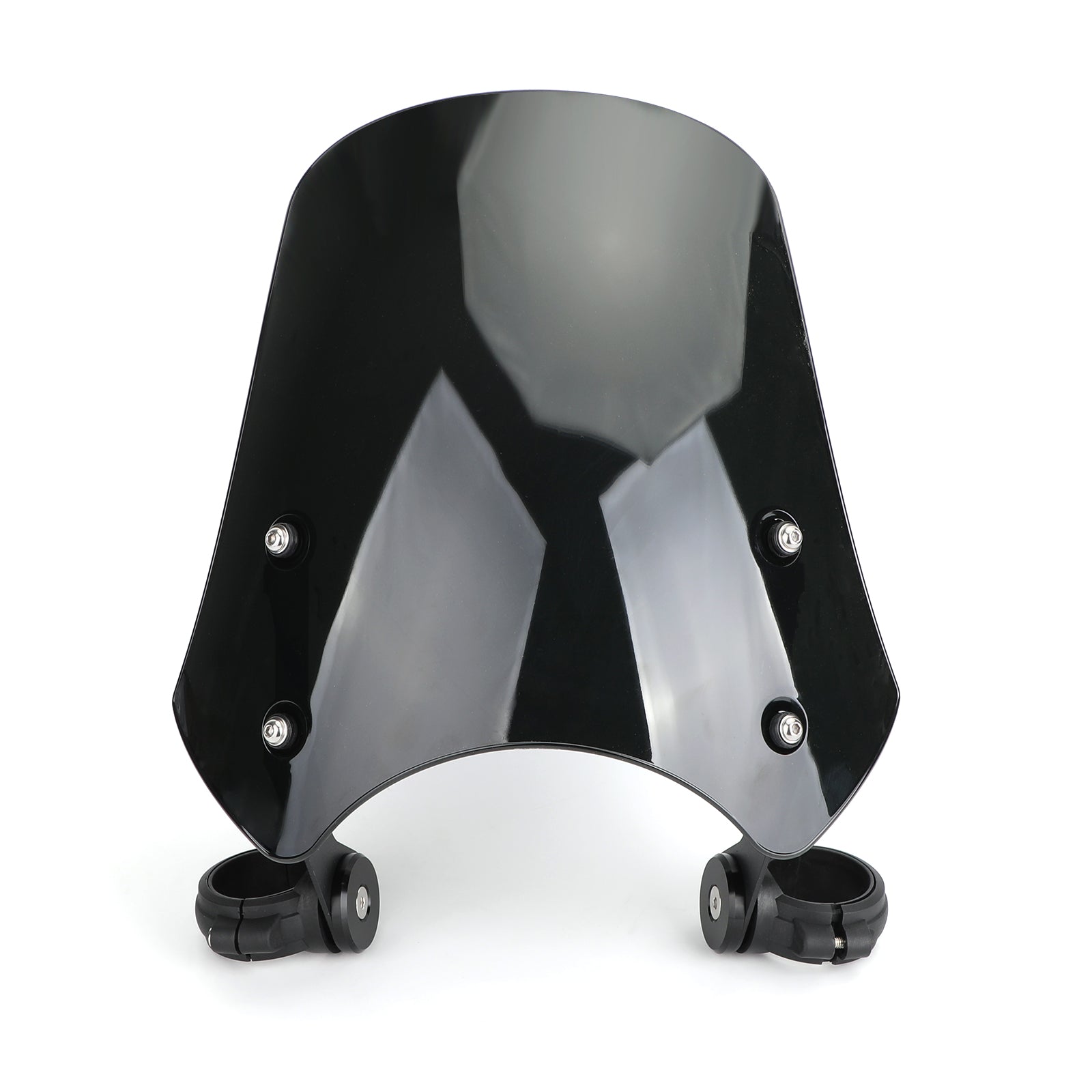 Harley Dyna Softail Models Black ABS Motorcycle Windscreen Windshield Generic