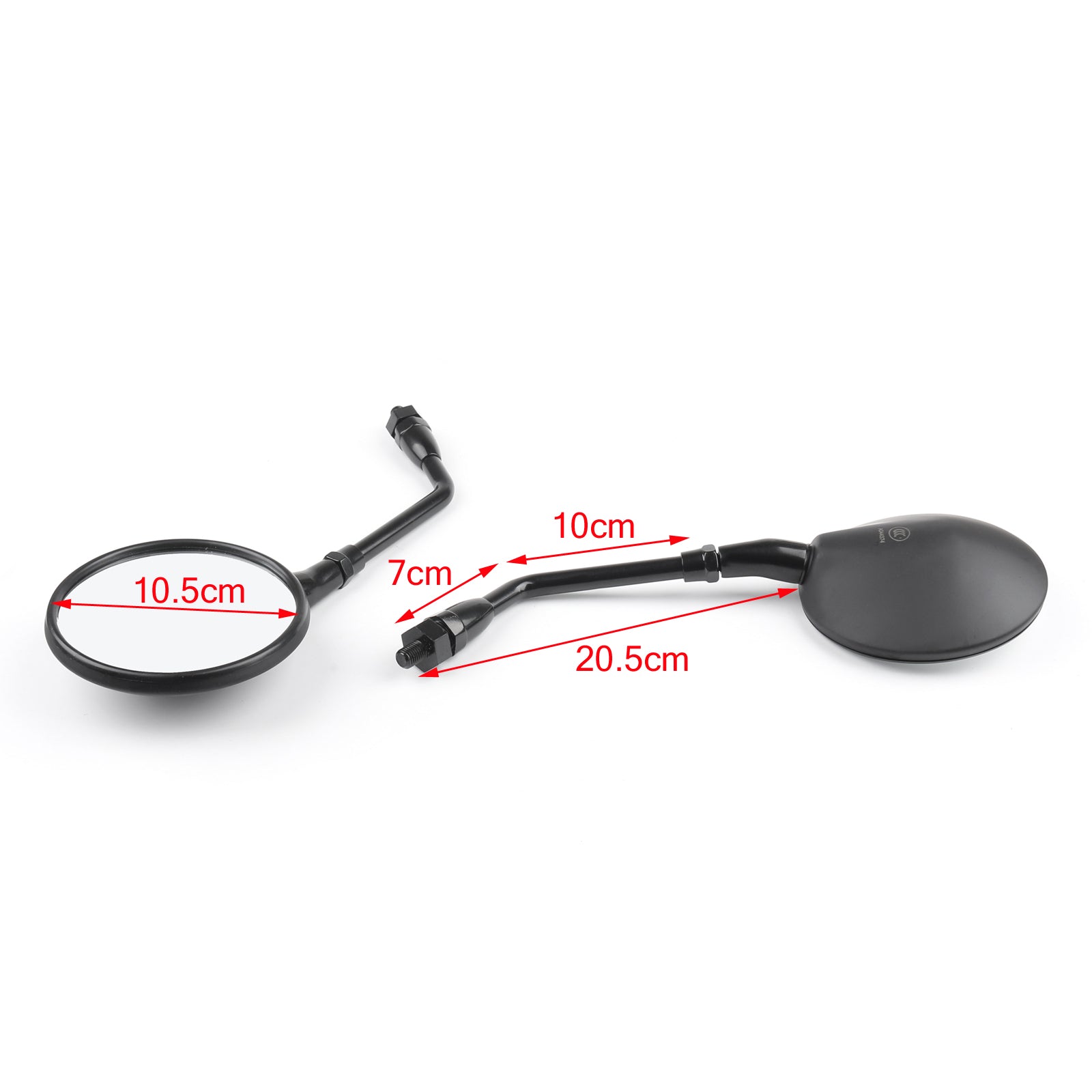 1 paire Motorcycle Recordage des rétroviseurs pour Honda CB400SS VT750 CBF500 04-05 Générique