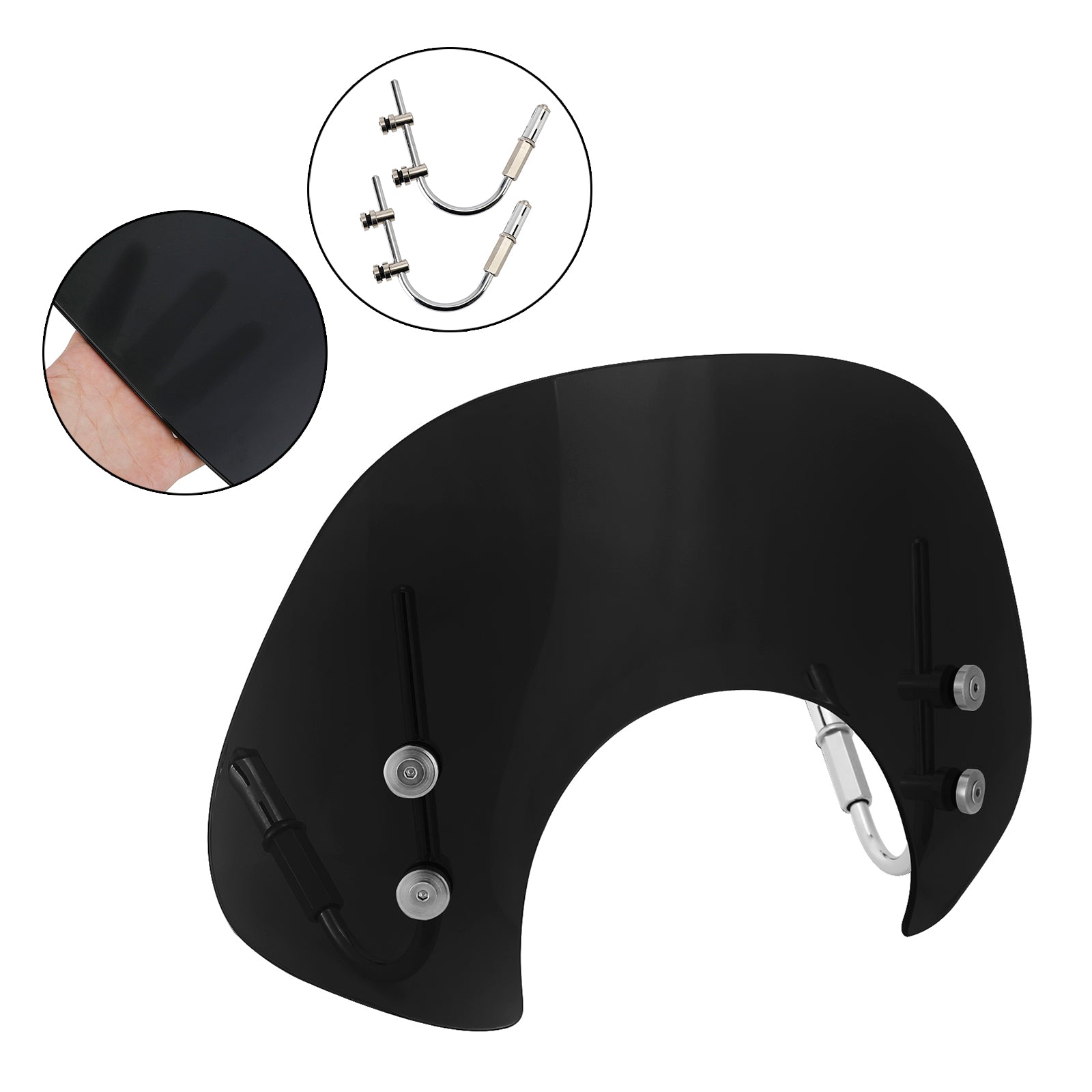 En pare-brise court ajustement pour Vespa GTS250 GTS300 2017-2022