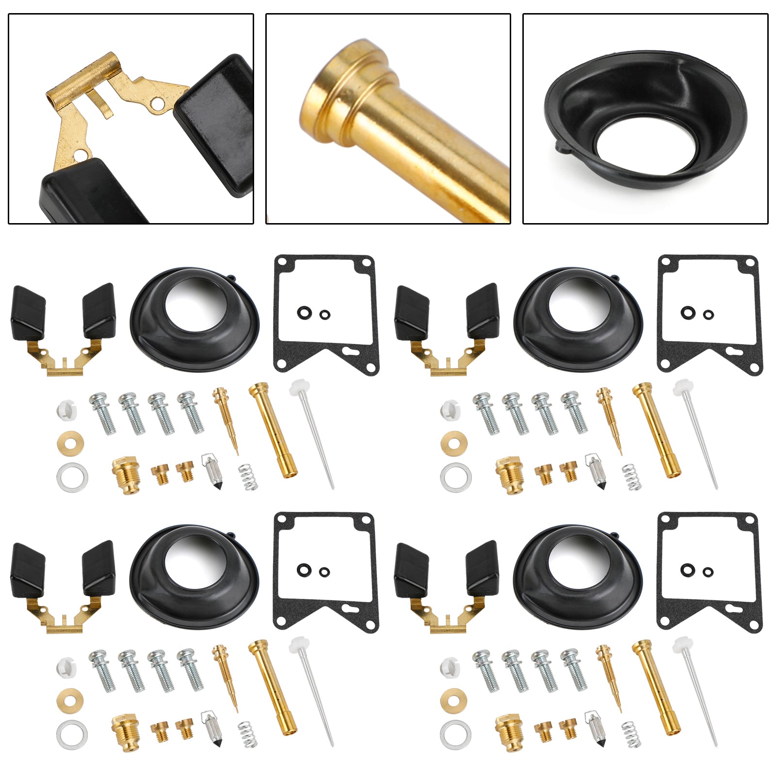 4x Vergaser REPUILD Repair Kit für Yamaha Virago 750 XV750 1981-1983