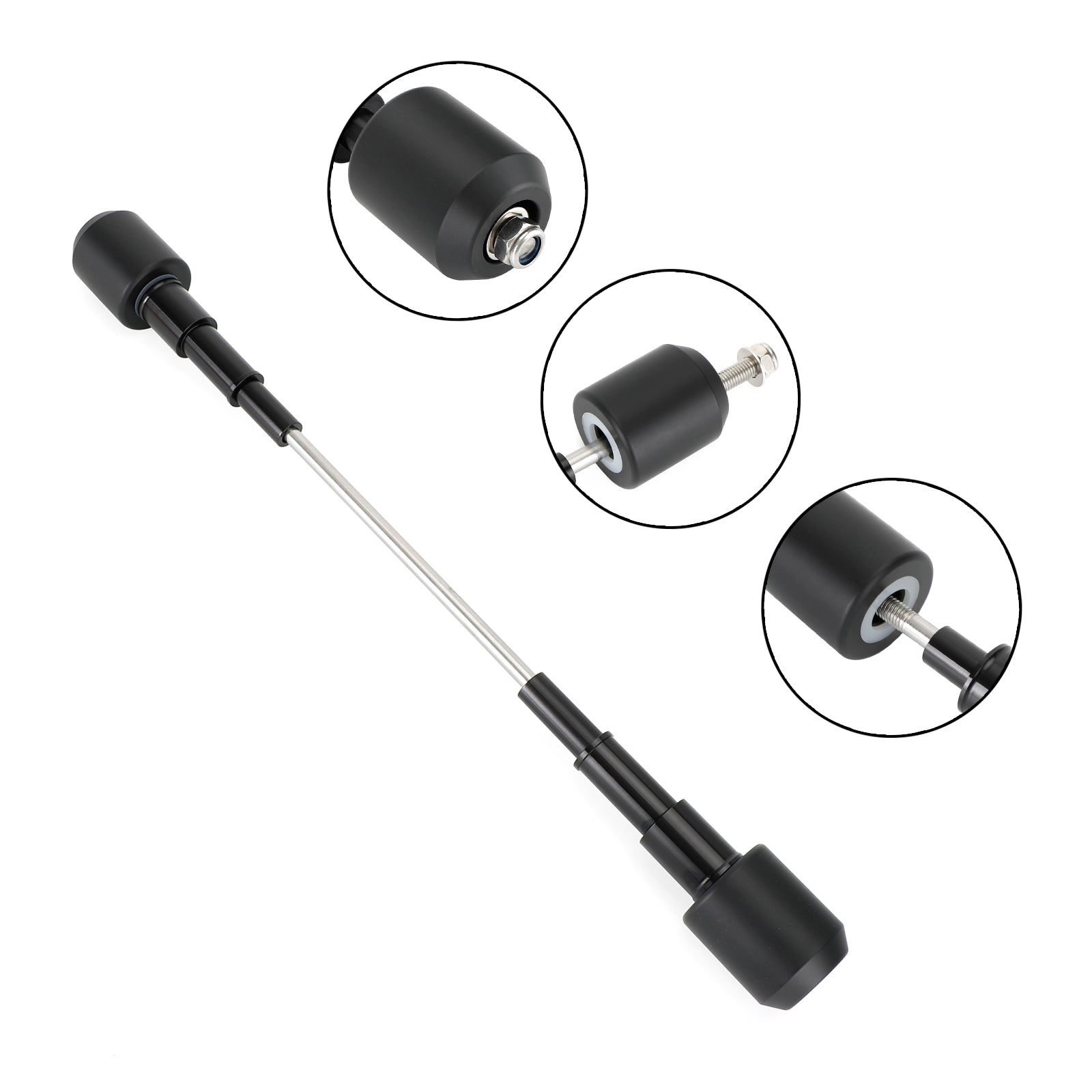 17-20 Ducati Cafe Racer 400 800 Crash Bobbins Protector Sliders Aluminium Generisk