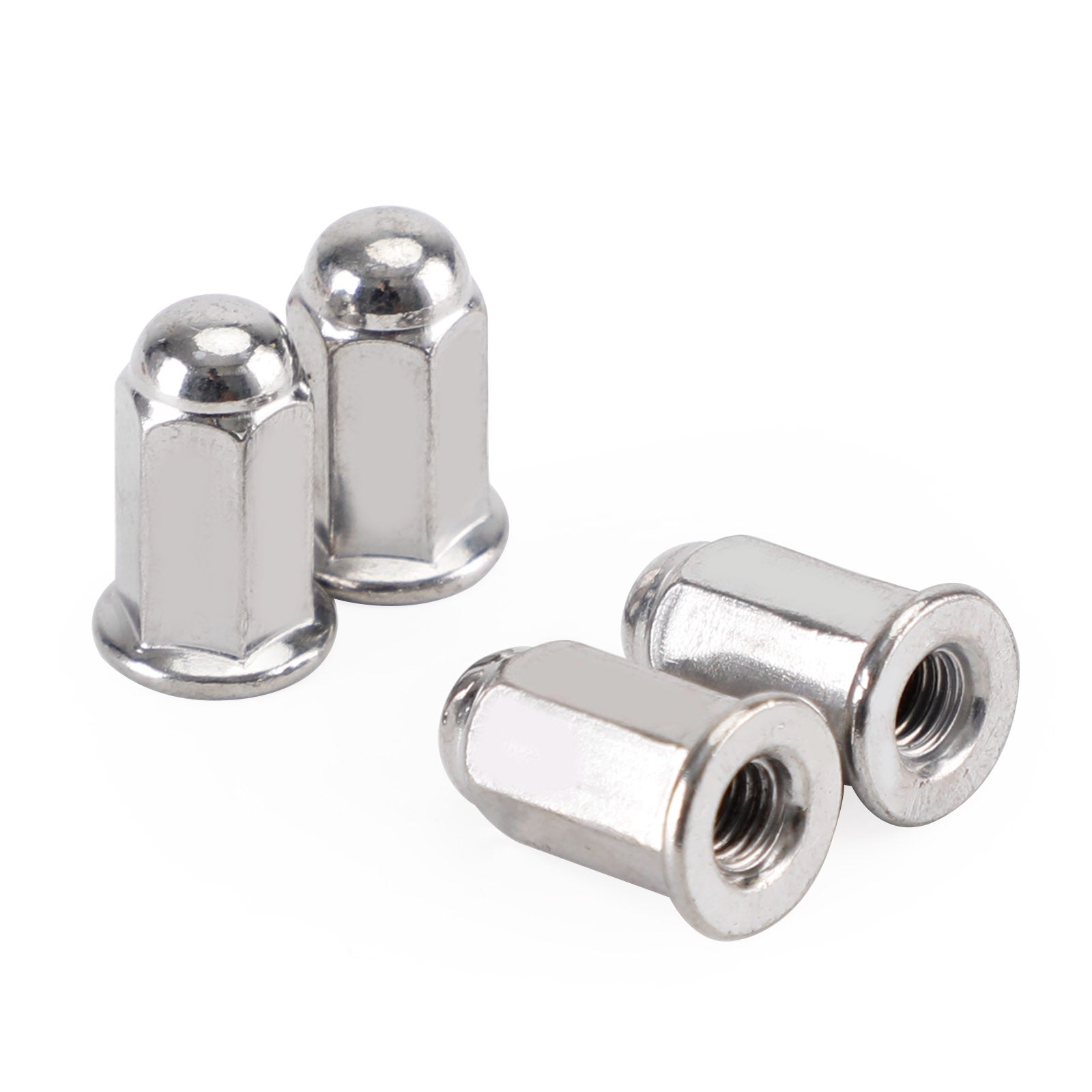 4 Honda CB 500 550 Four K0 K1 K2 K3 F1 F2 Exhaust Gaskets & 8 Cap Nuts Kit 18291-KE5-000 90304-438-000