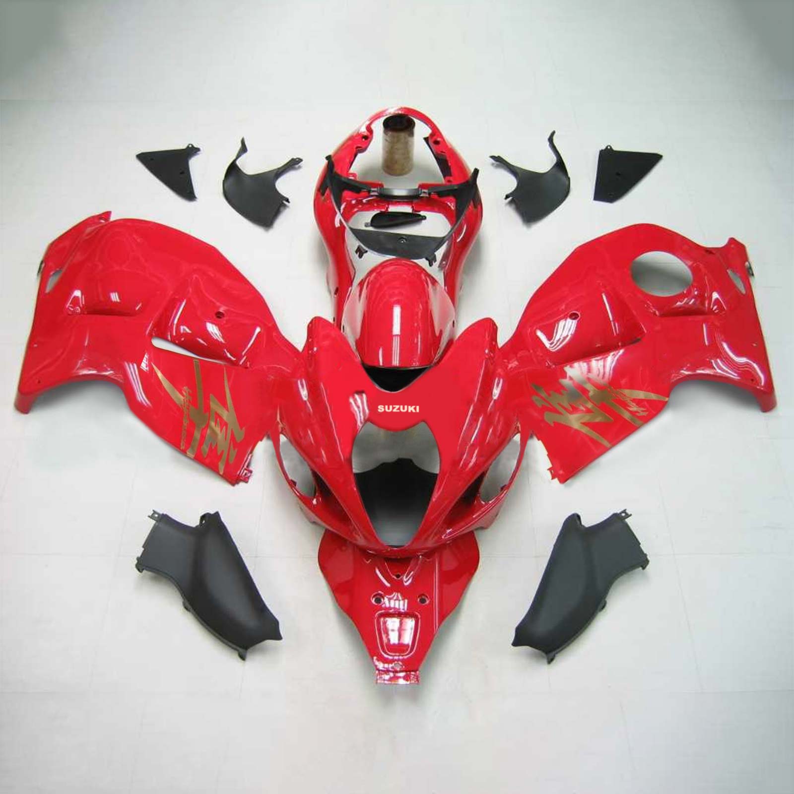 Amotopart 1999-2007 Suzuki Hayabusa GSX1300R Fairing Light Red Kit