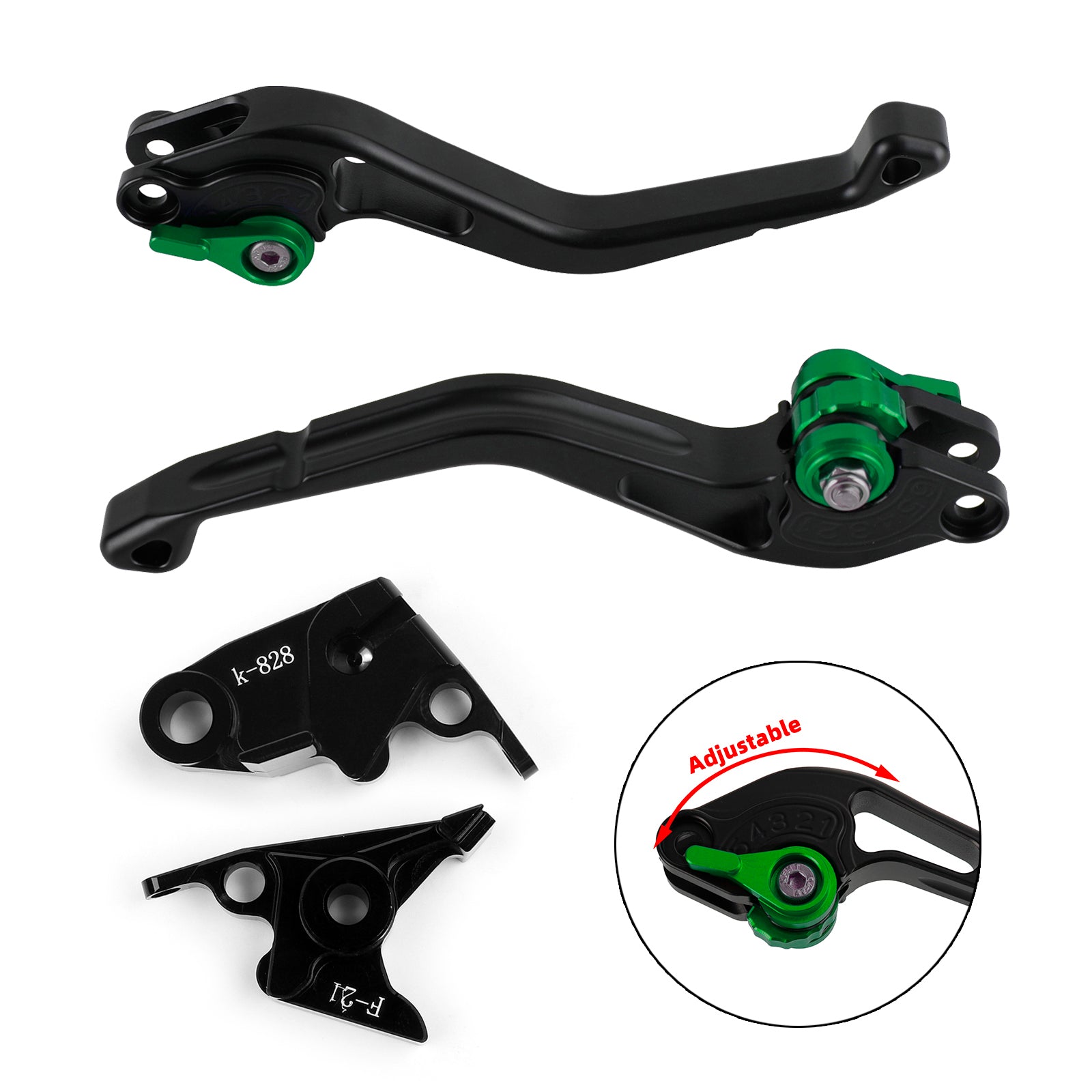 Nouveau levier de frein à embrayage court ajustement pour Kawasaki Z750 07-12 Z800 Version 13-16