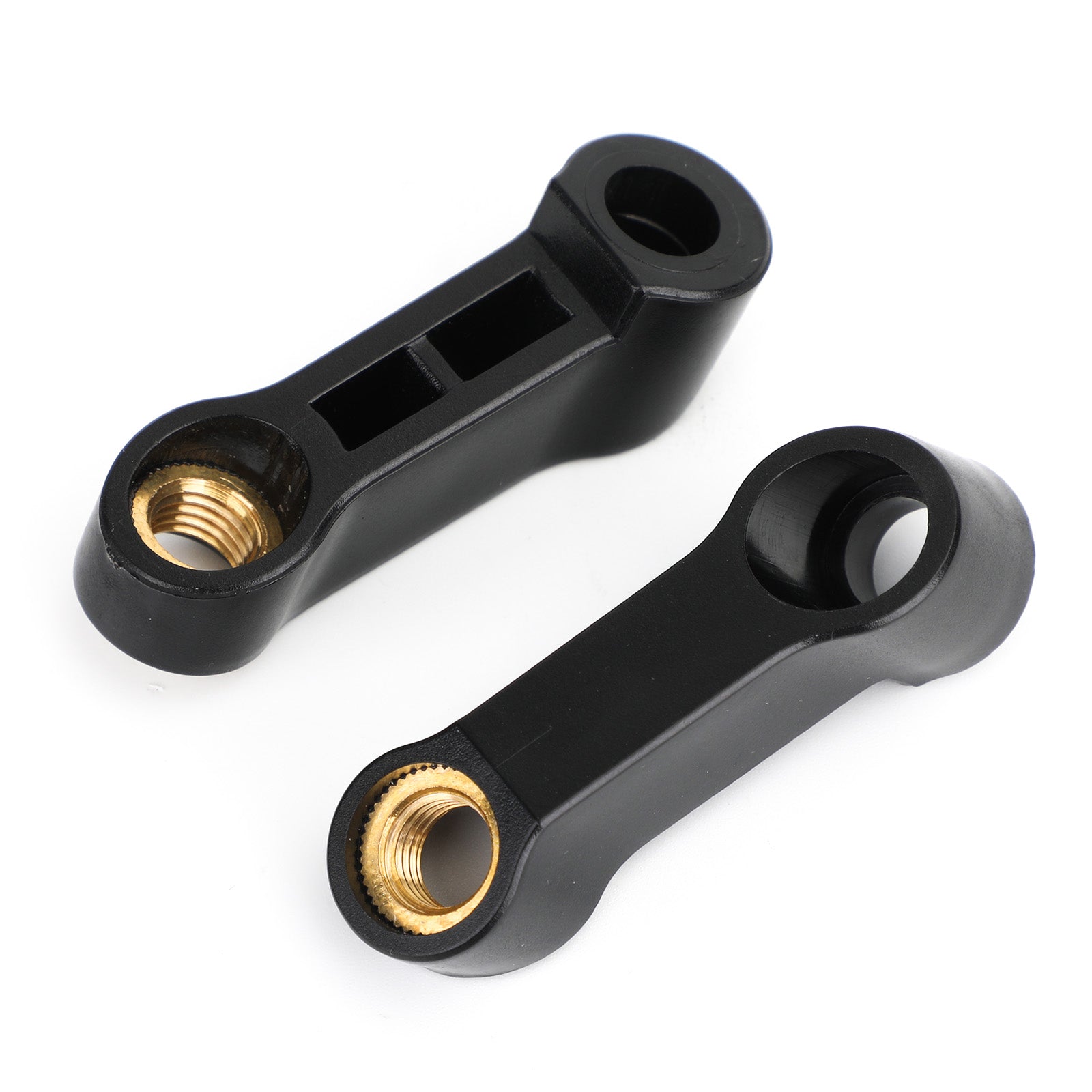 Soporte de extensión elevador de espejo, 10mm, M10, ajuste Universal para Suzuki, color negro