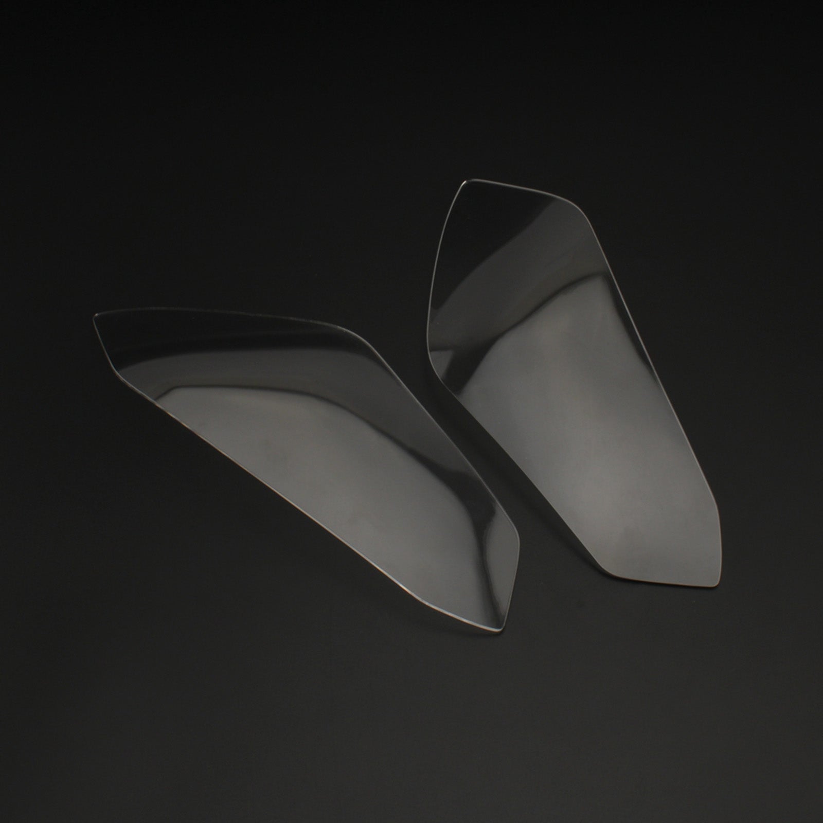 Cubierta de protección de lente de faro delantero compatible con Honda Cbr1000Rr 2017-2020, cuerpo y marco ahumados