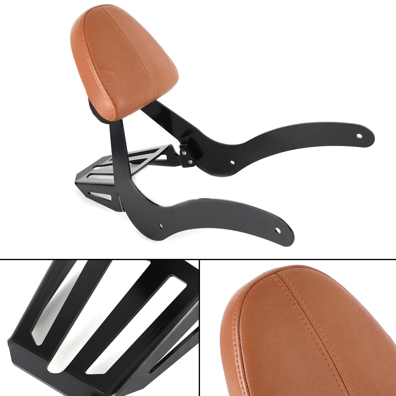 Passenger Backrest Sissy Bar Fit for Indian Scout 2015-2020 Scout Sixty ABS Generic FedEx Express Shipping