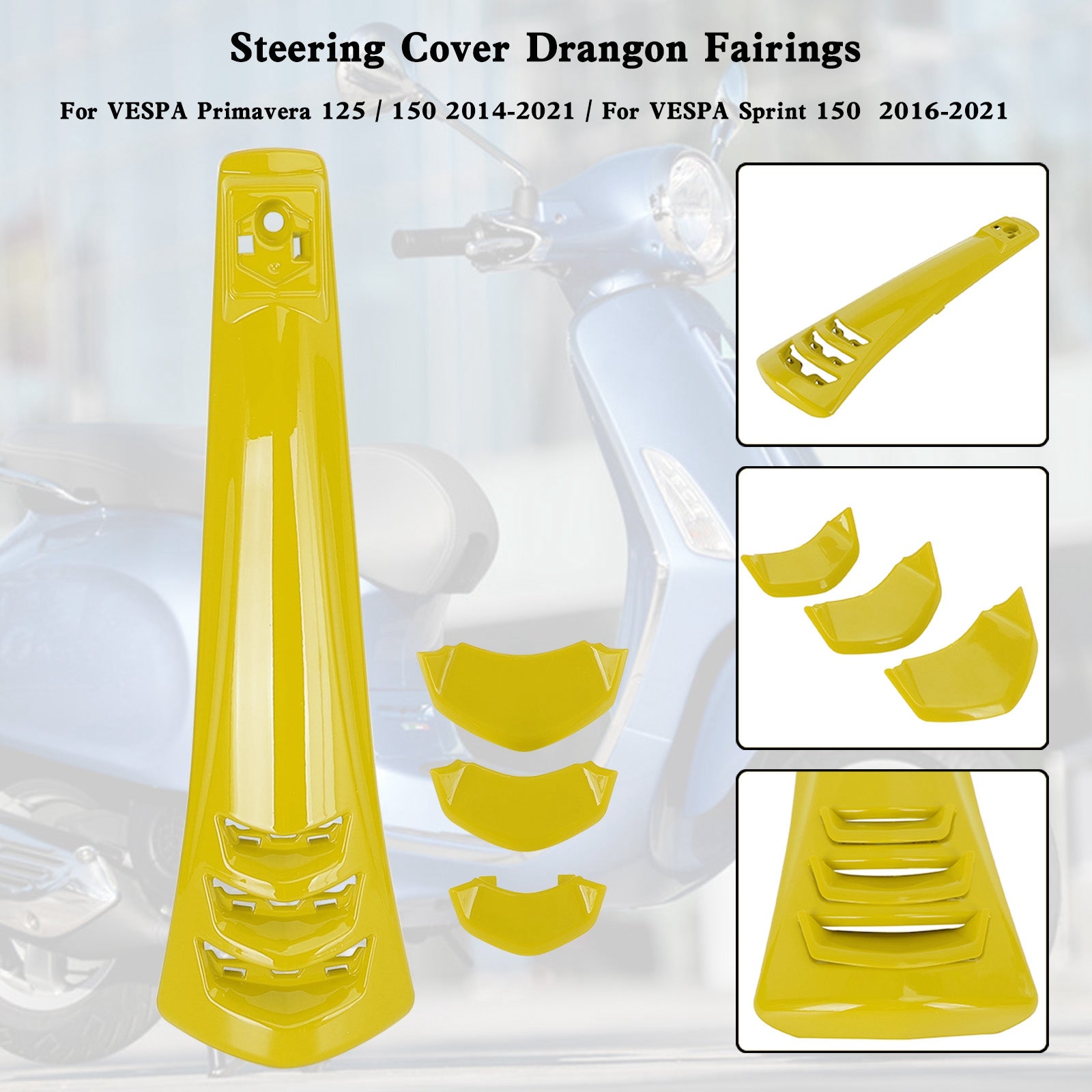 Carena copertura clacson in ABS per VESPA Sprint Primavera 125/150 14-21