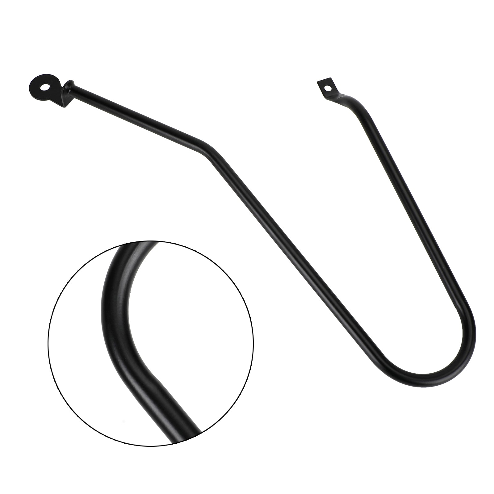 Seitensatteltasche Montagehalterung Schwarz Passform für Triumph T100/T120 16-22 900 Rechte