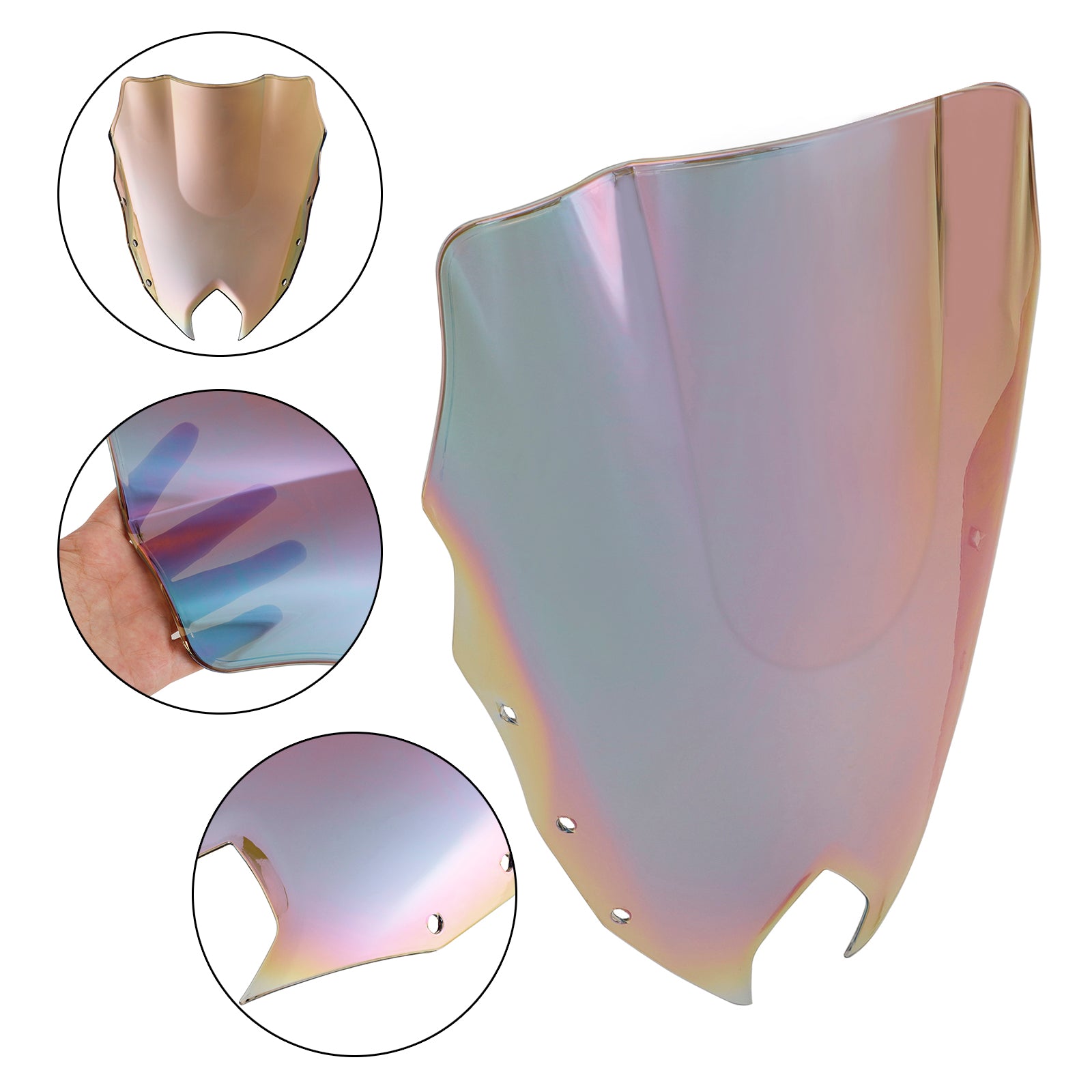 Le pare-brise de moto ABS Ajustement pour Yamaha FZ6R FZ-6R FZS600 2009-2015