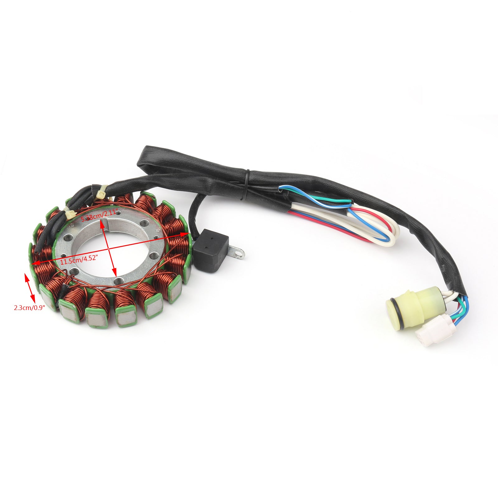 Magneto Generator Stator Bobina para Yamaha Wolverine 350 450 Sport Kodiak 400 450 via Fedex