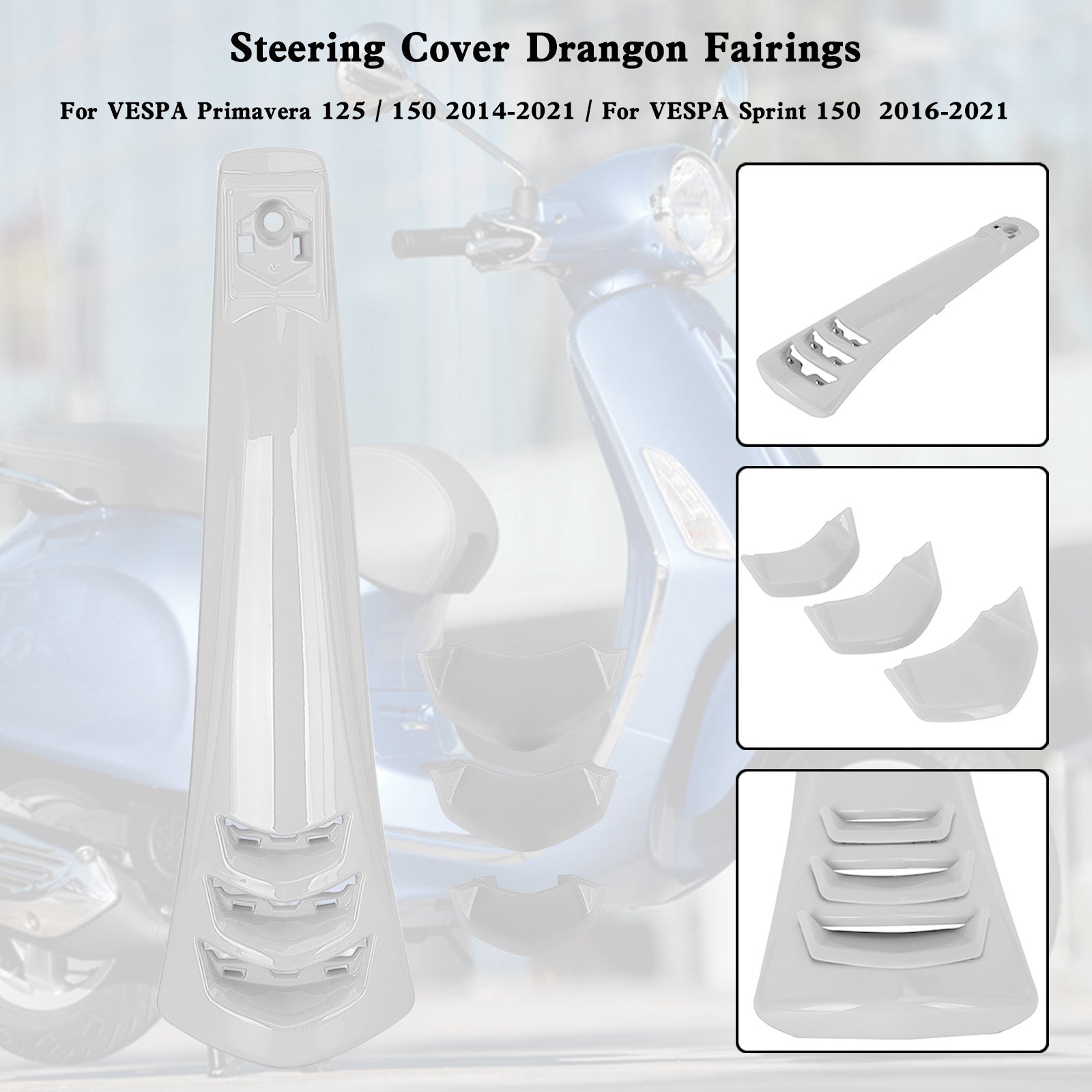 Carena copertura clacson in ABS per VESPA Sprint Primavera 125/150 14-21