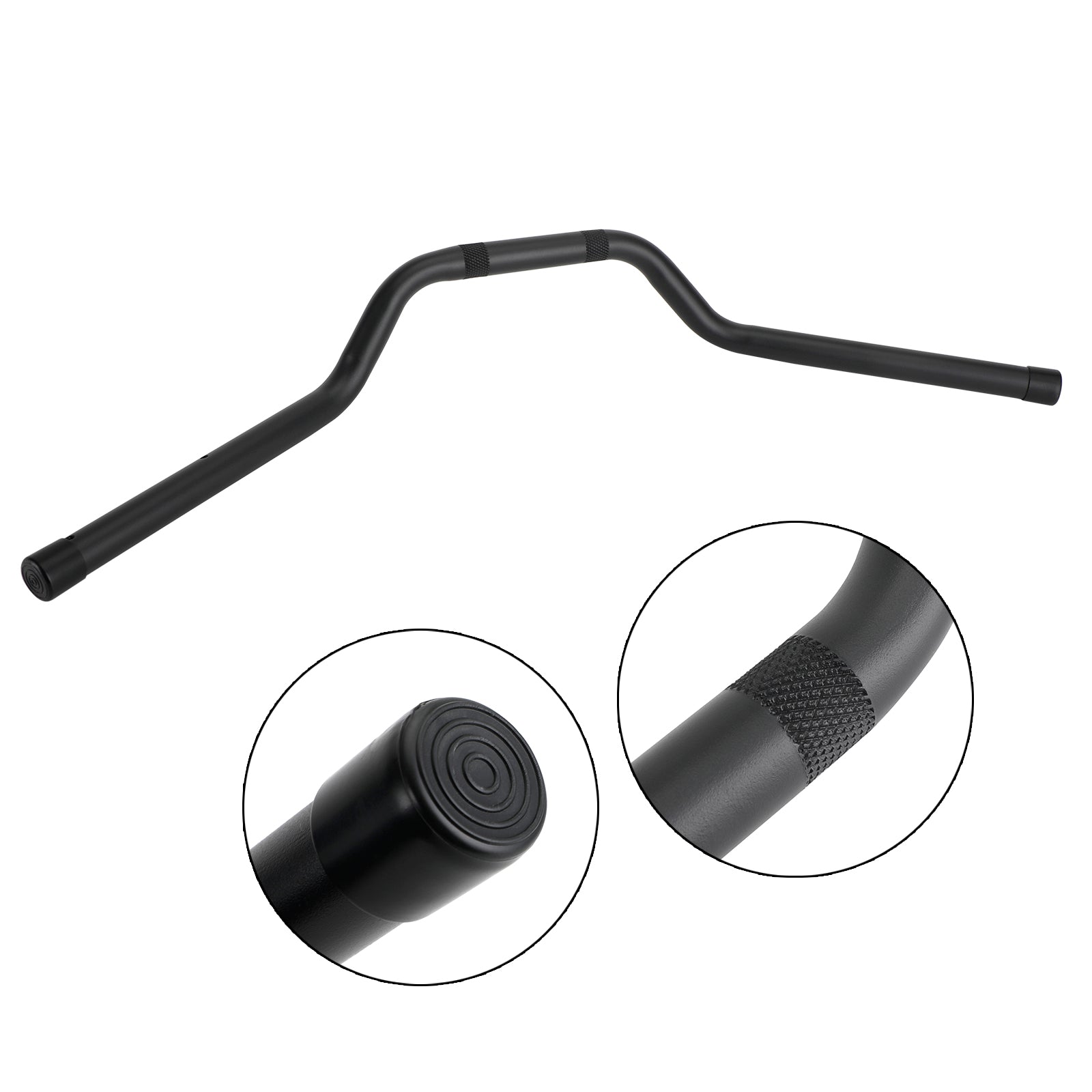 Universal 7/8" 22mm Raiser Motor Bars Guidão Preto Para Honda CM500 17-22