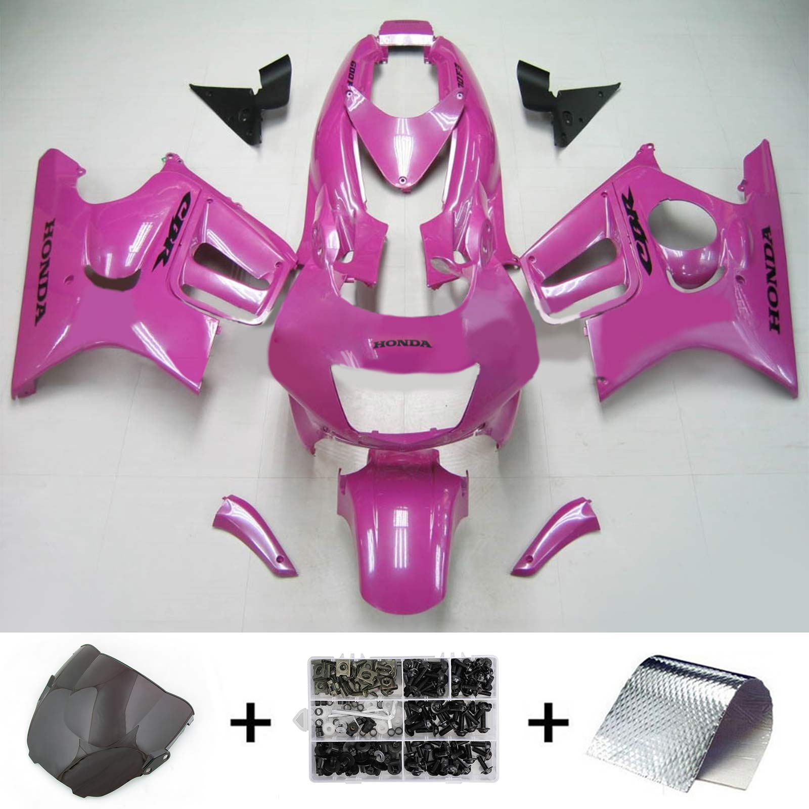 Amotopart 1995-1996 Honda CBR600 F3 Kit Pink