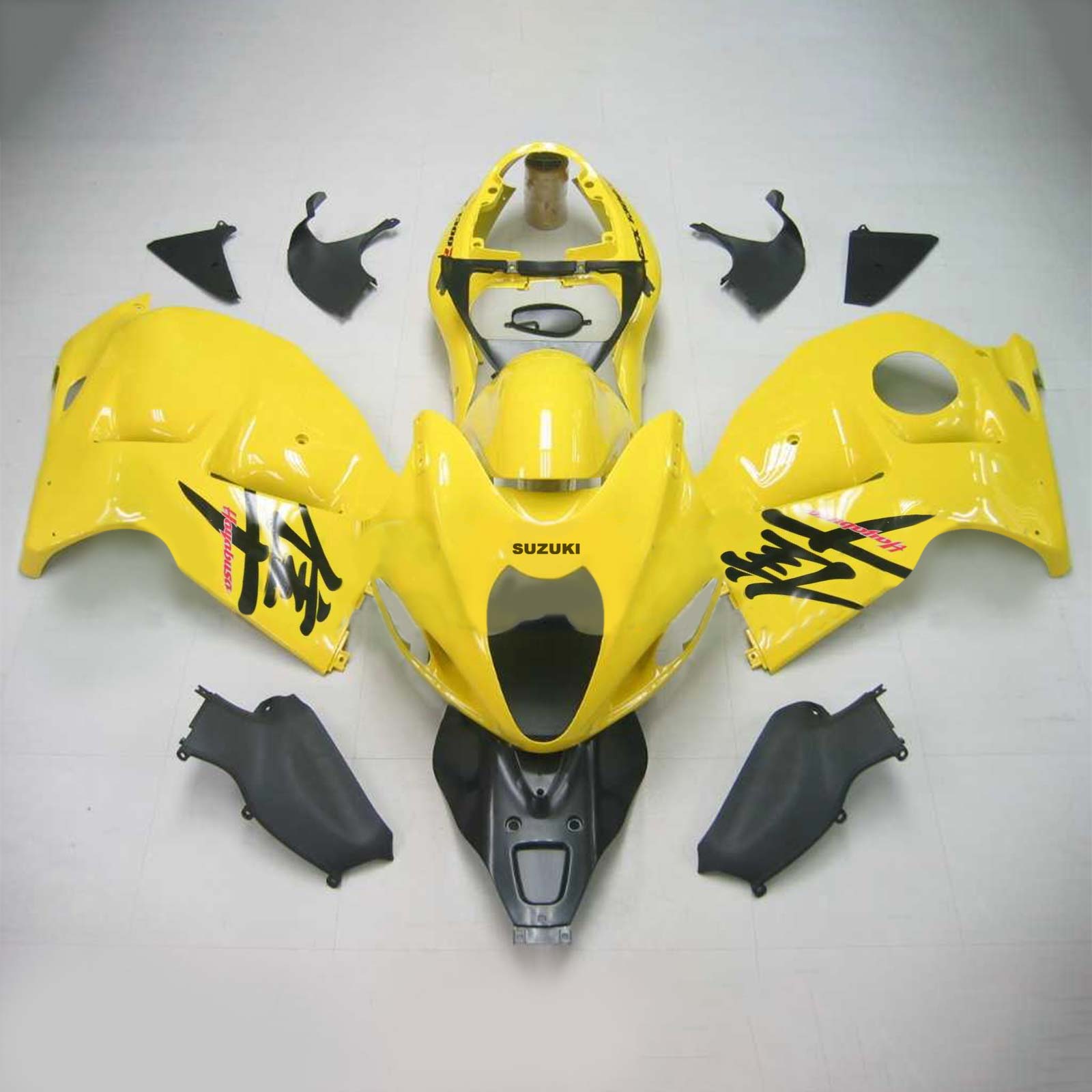 Amotopart 1999-2007 Suzuki Hayabusa GSX1300R Fairing Yellow Kit