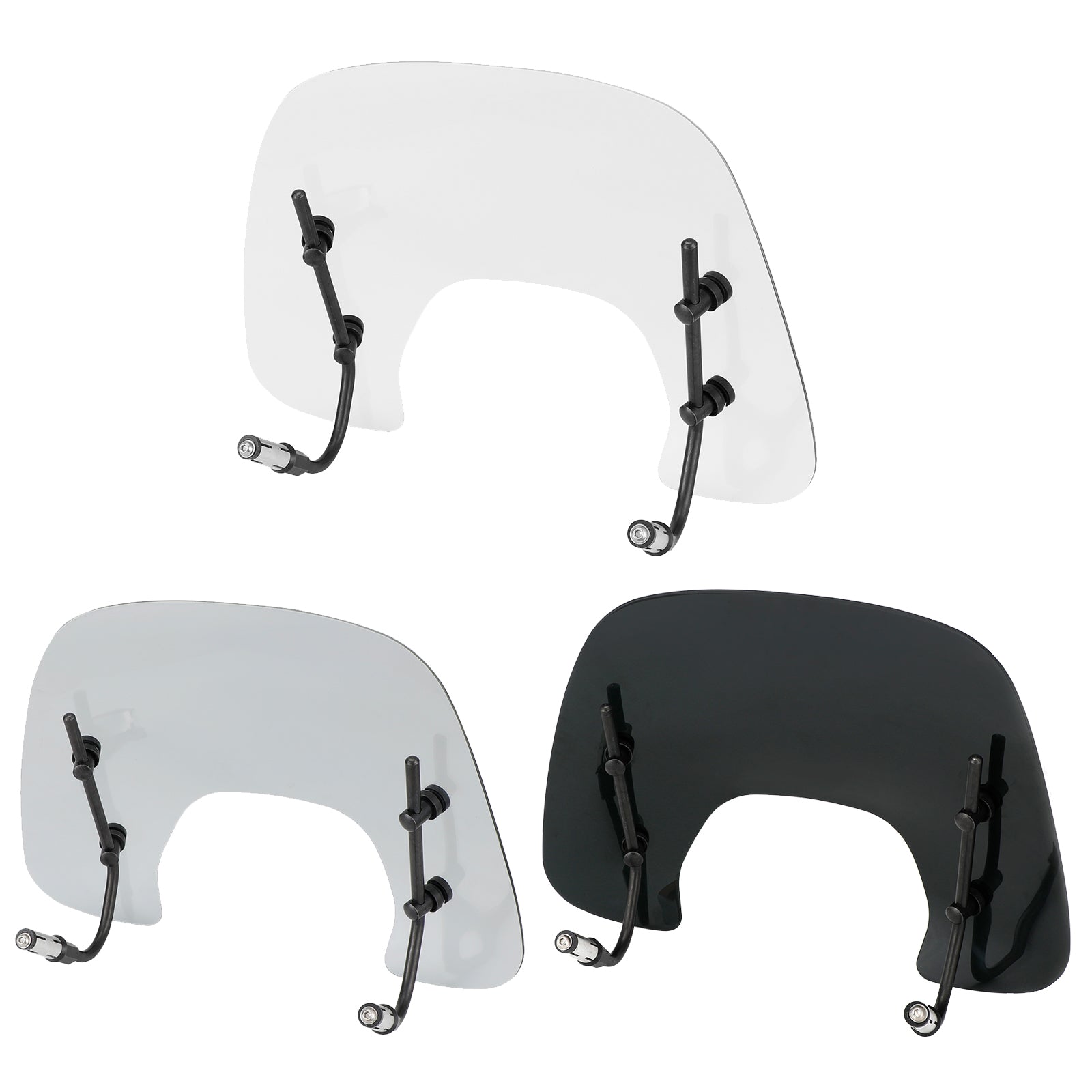 ABS motorcykel forrude forrude pasform til Vespa Sprint 150 2016-2021 generisk