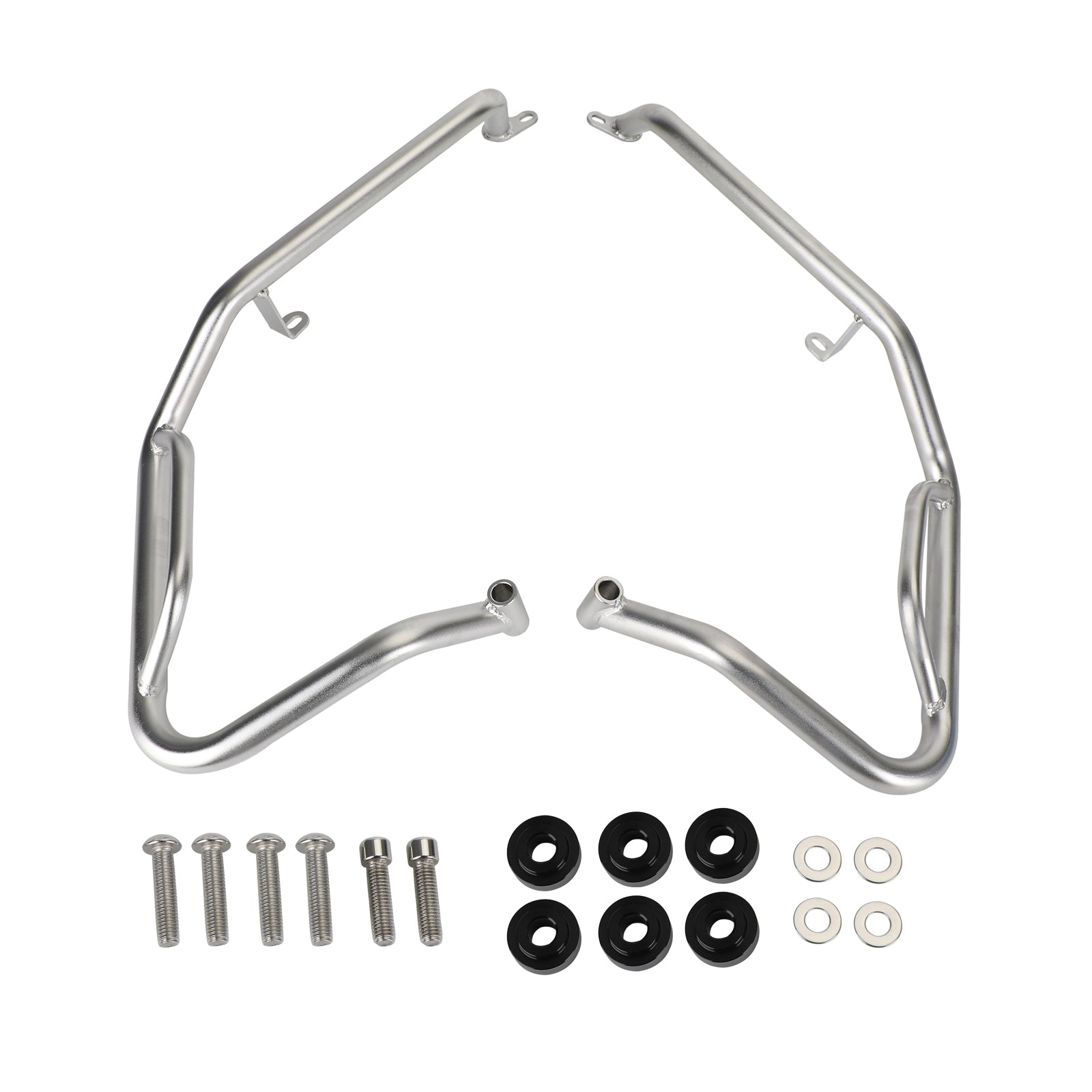 Crash Bar Lower Engine Guard Steel Frame Silver Fit til Honda X-Adv X Adv 750 21 Generisk