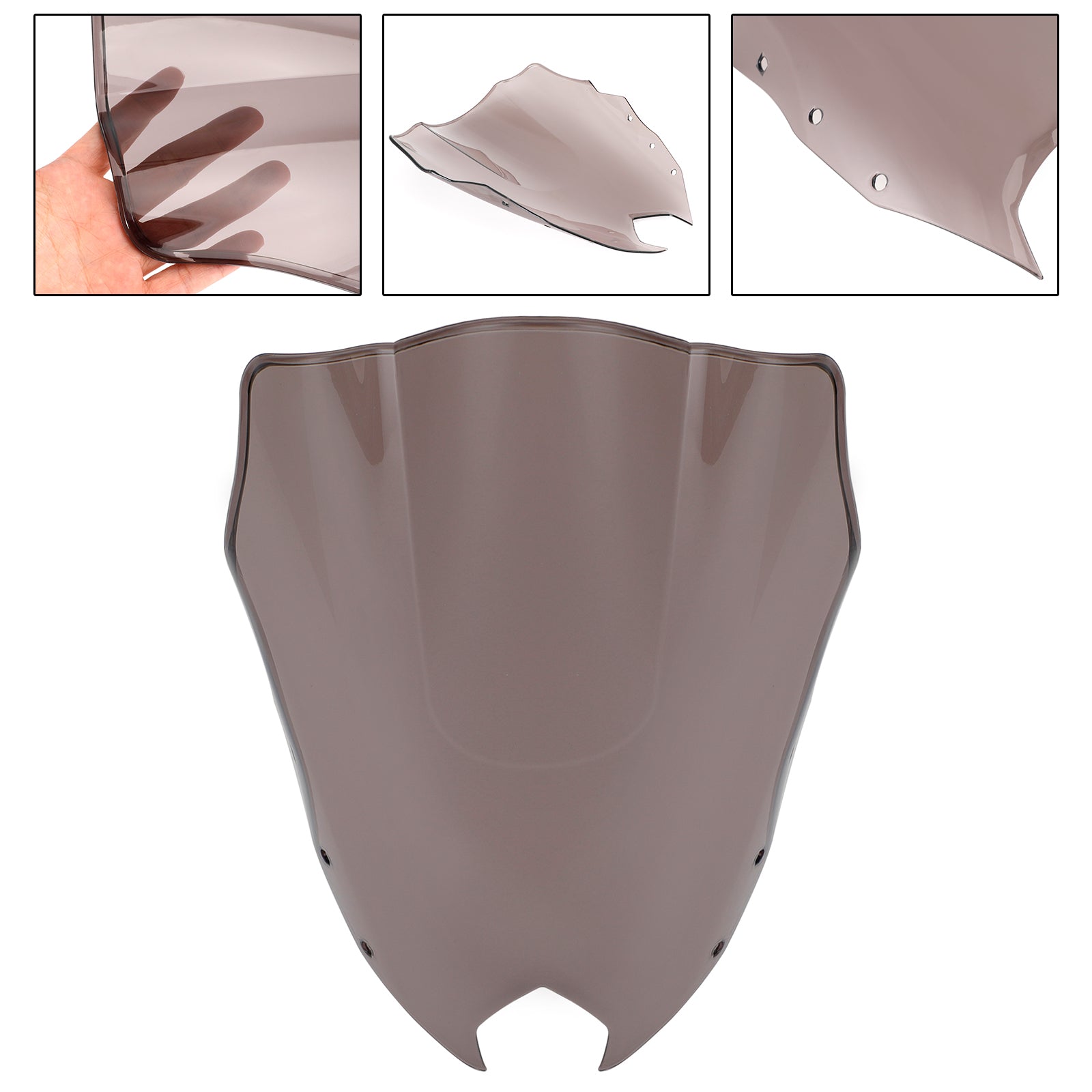 Le pare-brise de moto ABS Ajustement pour Yamaha FZ6R FZ-6R FZS600 2009-2015