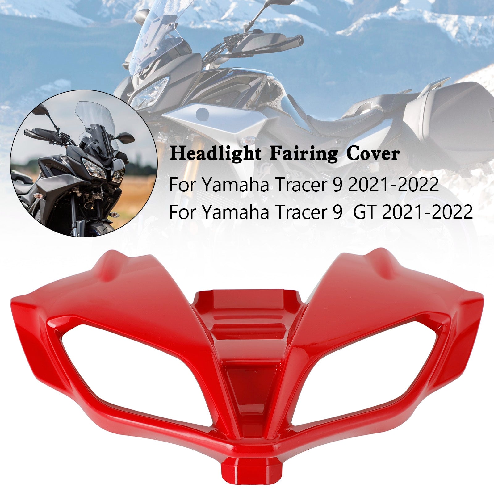 Headlight Fairing Stay Beak Nose Cone For Yamaha Tracer 9 GT 2021-2022