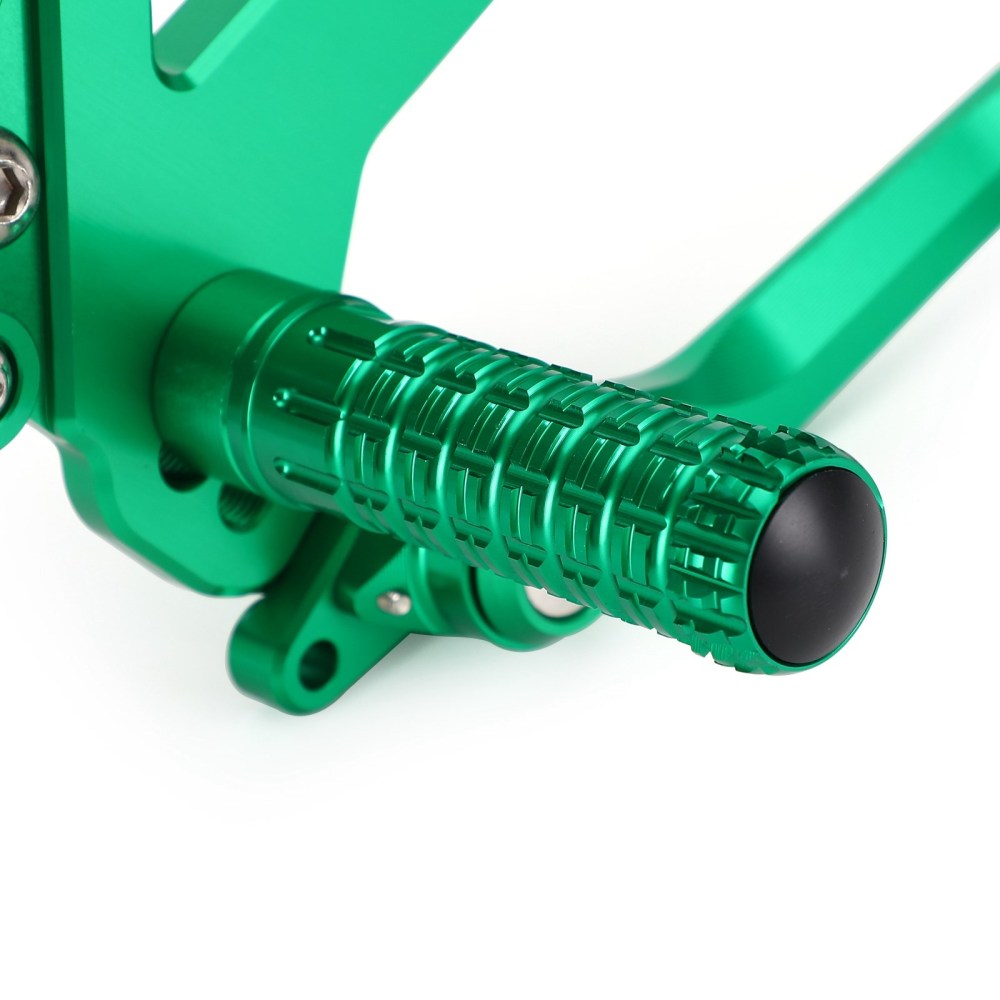 CNC-Aluminium-Fußrastenanlage, Fußrasten, passend für Kawasaki Ninja ZX 25R ZX-25R 2020–2021. Generischer FedEx Express-Versand