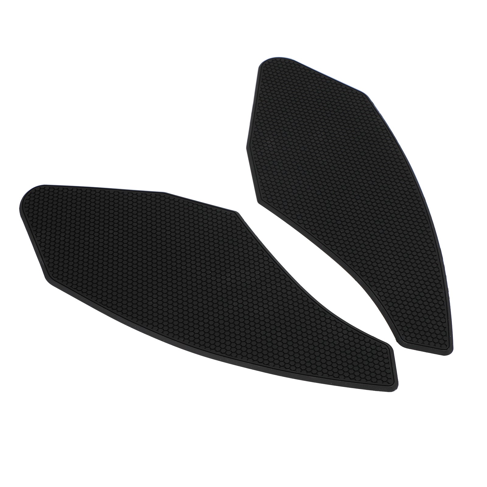 Joelho lateral do tanque gargalhes de borracha preto para a Suzuki SV 650/650 ABS 2017 - 2022