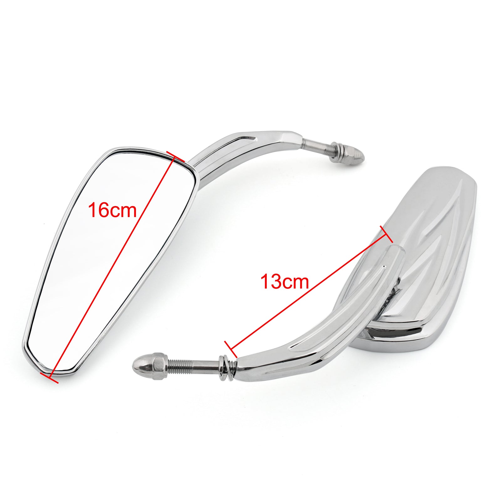 Espejos retrovisores para CVO Dyna Fat Bob Heritage Softail XLX genérico