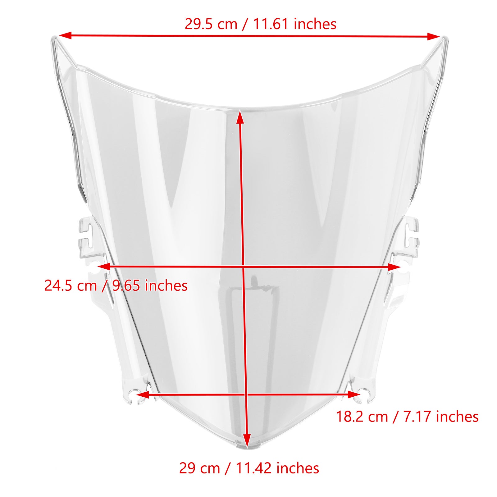 Parabrisas de motocicleta ABS 2013-2015 HONDA CBR500R
