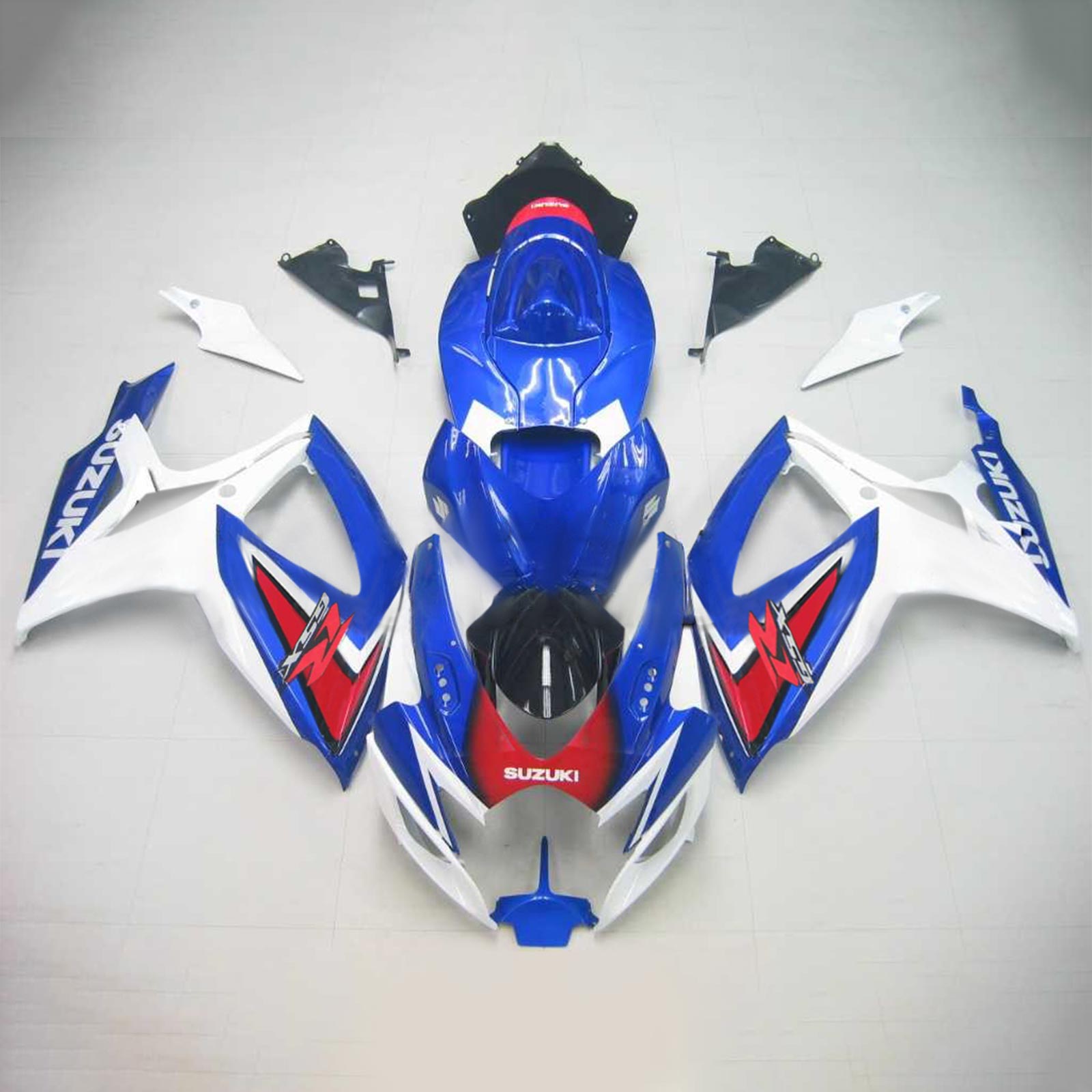 Amotopart 2006-2007 Suzuki GSXR 600/750 Blue&White Style3 Fairing Kit
