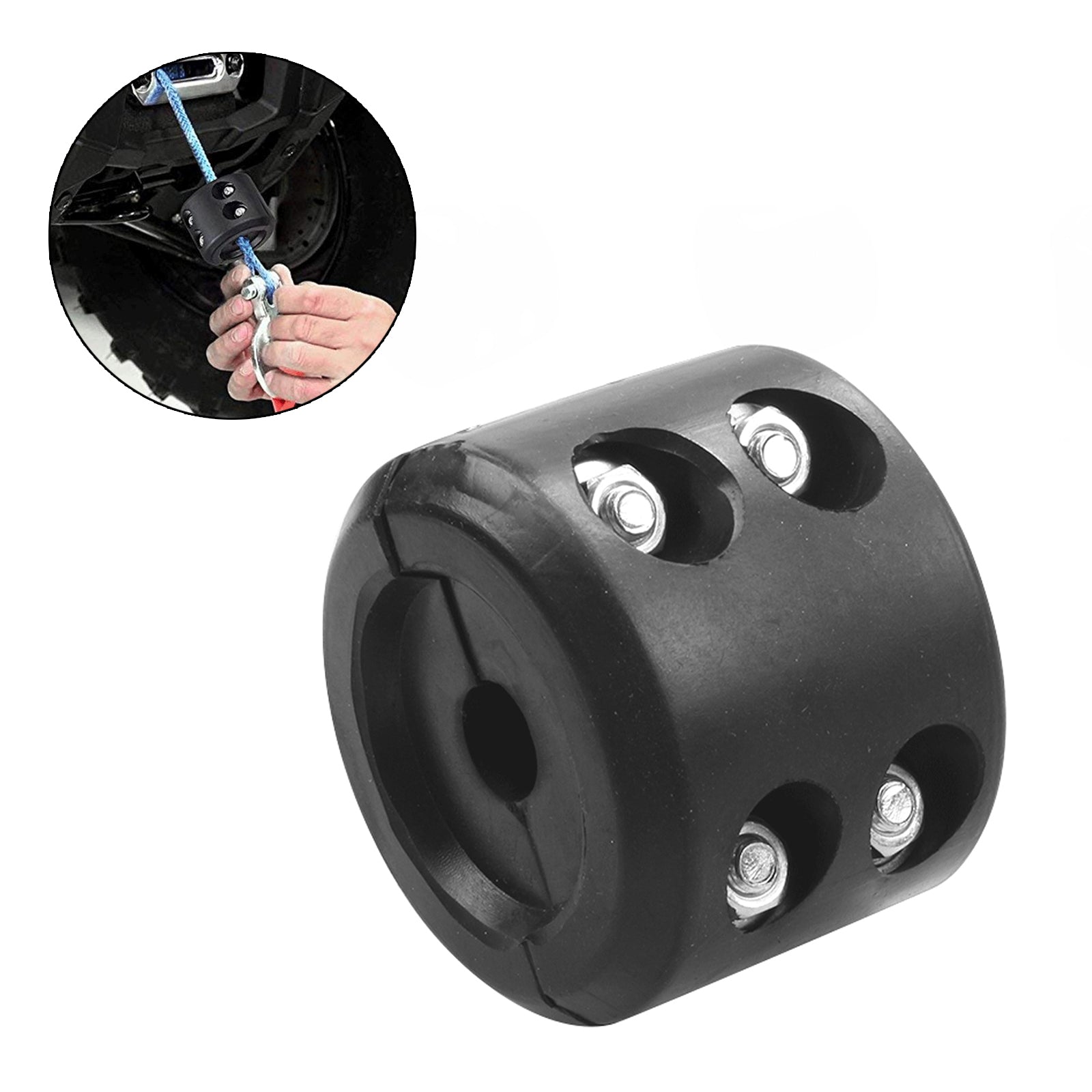 Universal Winch Stopper Gummi -Kabel -Kabel -Seilhaken für ATV UTV