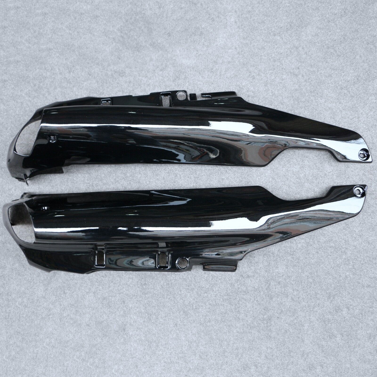 Amotopart 1993-2003 Kawasaki ZZR1100 Glossisy Black Fearing Kit