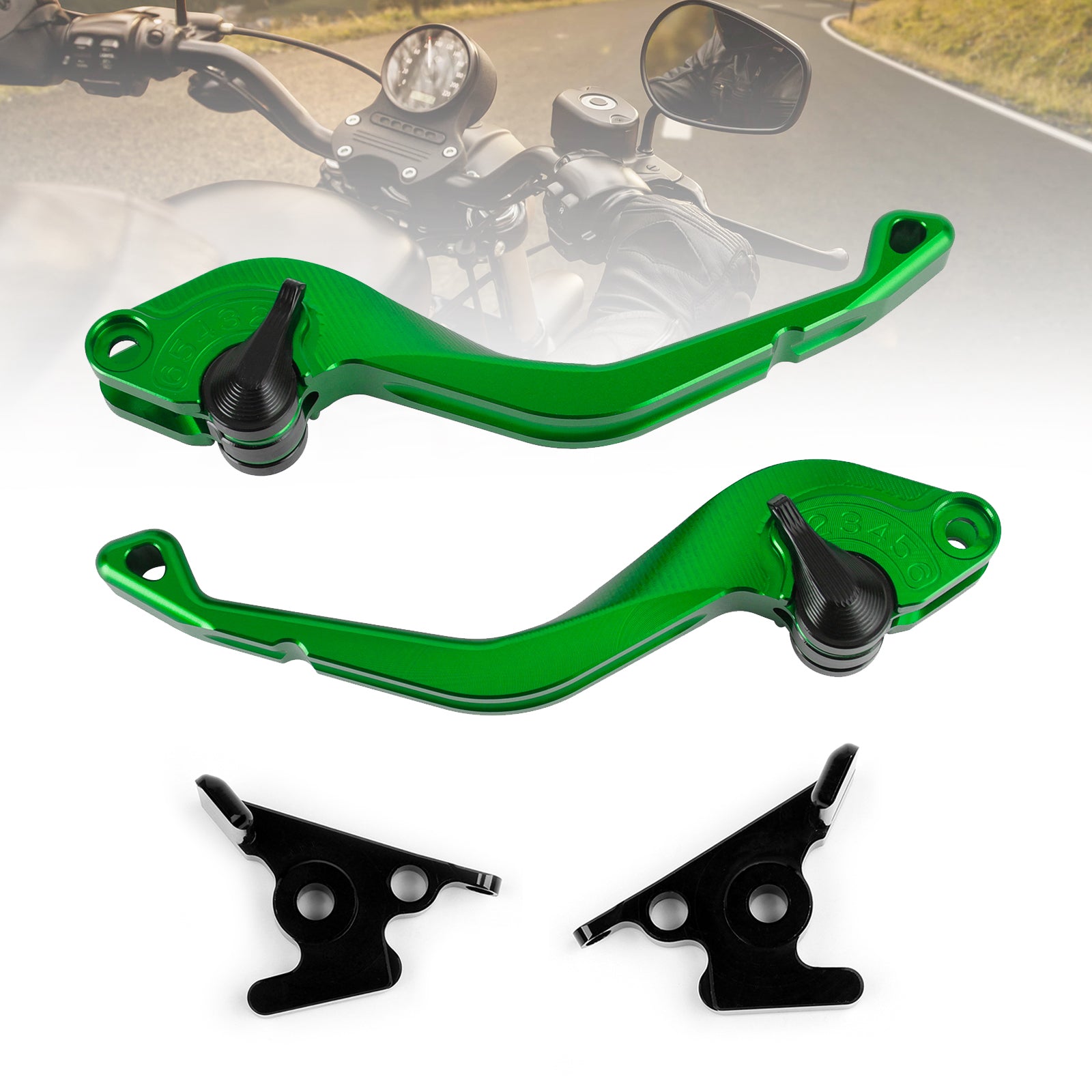 CNC Kort kopplingsbromsspak Fit för Moto Guzzi MGX 21 Audace Eldorado