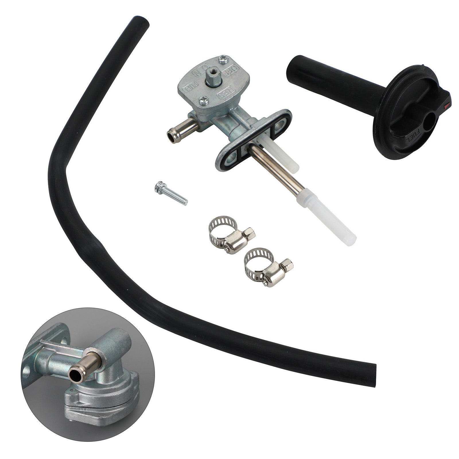 YFM350BA YFM350FA 4x4 04-06 YFM350G 07-12 Drivstoffventil Petcock & Spakskrue