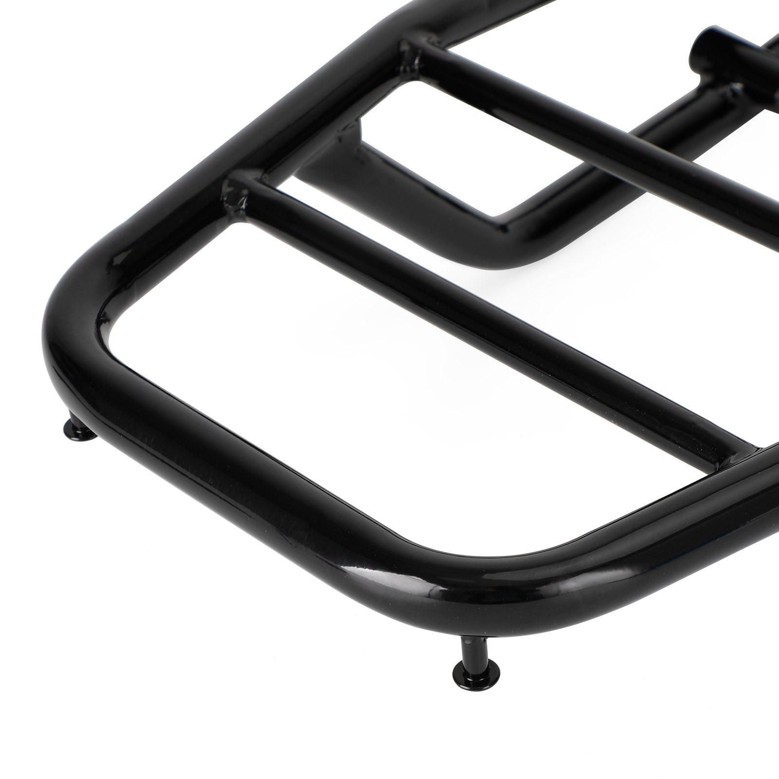 Bright Black Rear Carrier Luggage Rack For Royal Enfield Meteor 350 2021-2022