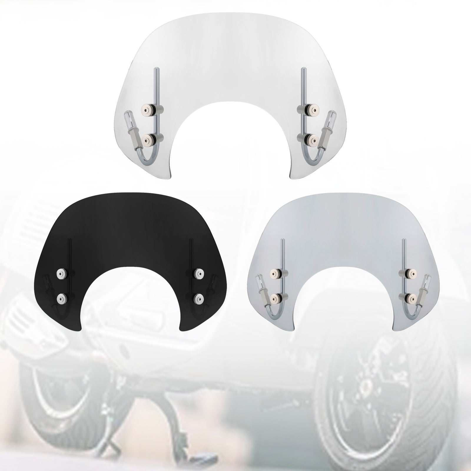 En pare-brise court ajustement pour Vespa GTS250 GTS300 2017-2022