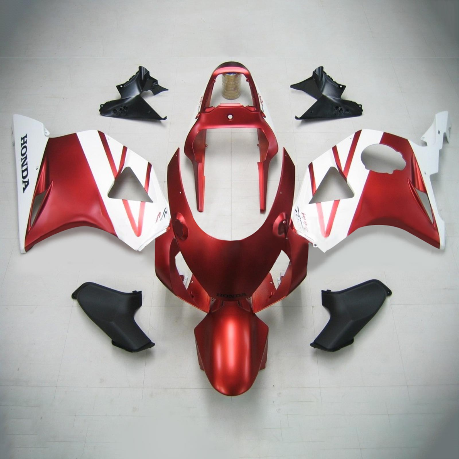 AMOTOTART HONDA CBR600 F4I 2004-2007 KIT de fada vermelha e branca fosca