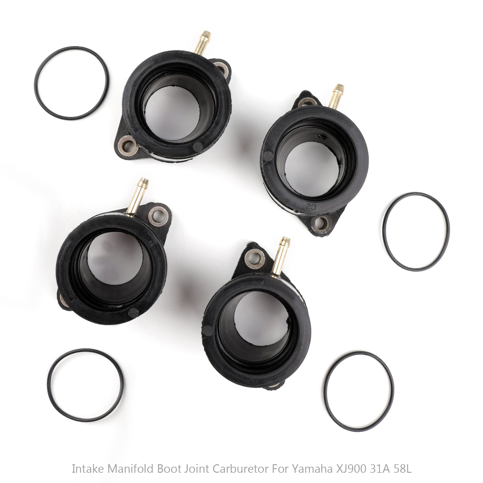 1983-1986 Yamaha XJ900 XJ900F Carburetor Holder Intake Manifold Boot 31A-13596-00 31A-13586-00