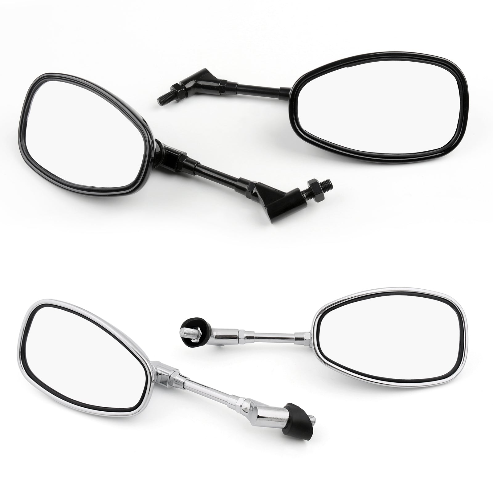 Motorcykel bagspejle til Yamaha V-Max XJR 1200 MT-03 FZ6 04-09 XV950
Generisk