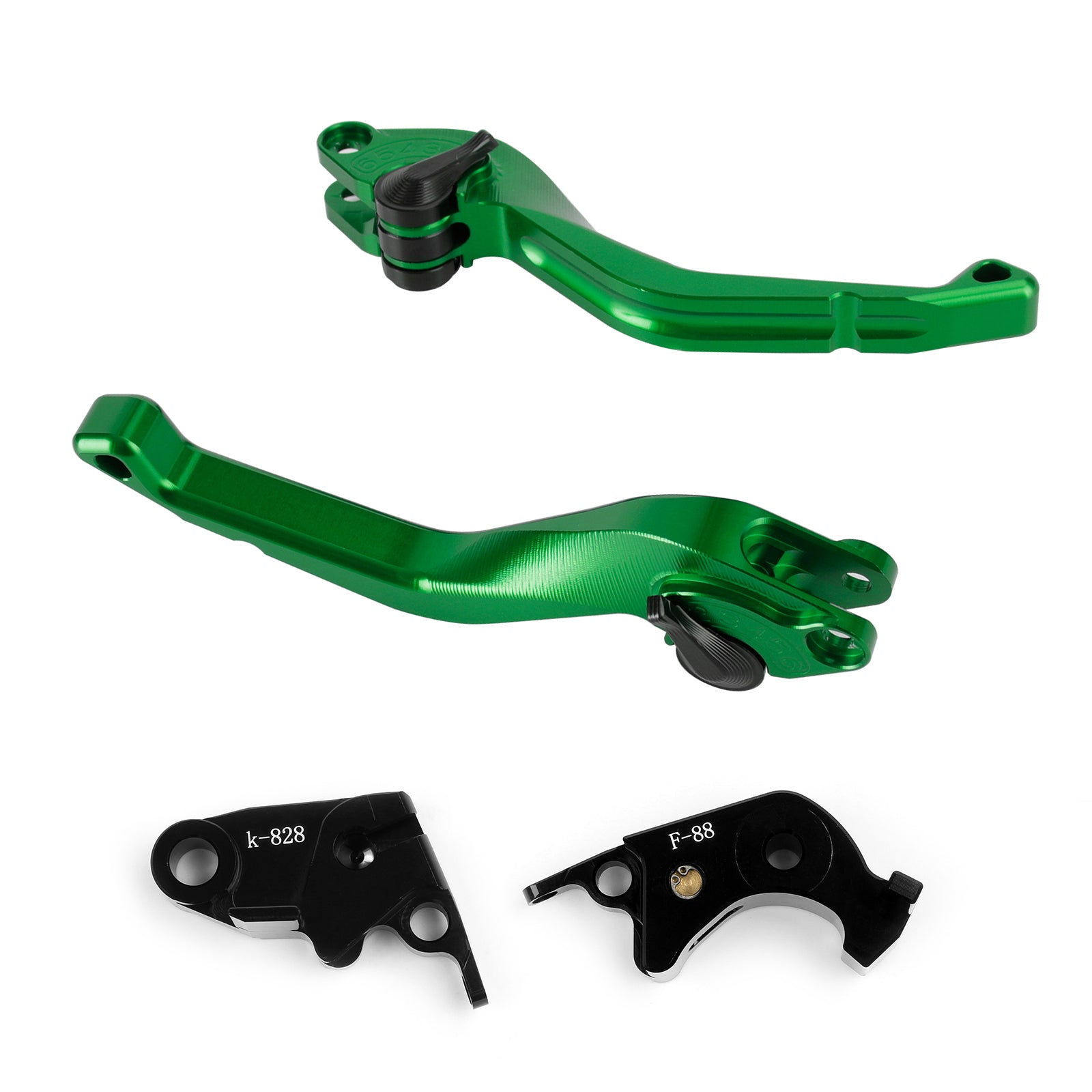 CNC Kort kopplingsbromsspak Fit för Kawasaki Z750R Z1000 ZX10R ZX6R/636