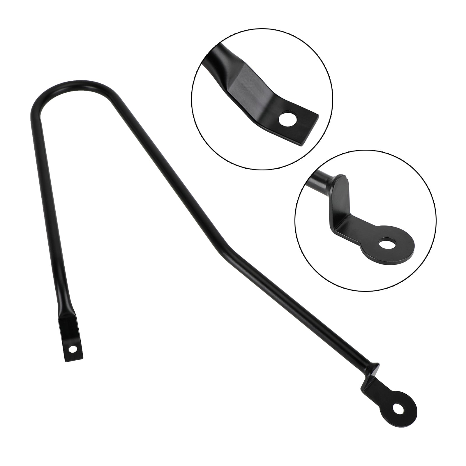 Seitensatteltasche Montagehalterung Schwarz Passform für Triumph T100/T120 16-22 900 Rechte