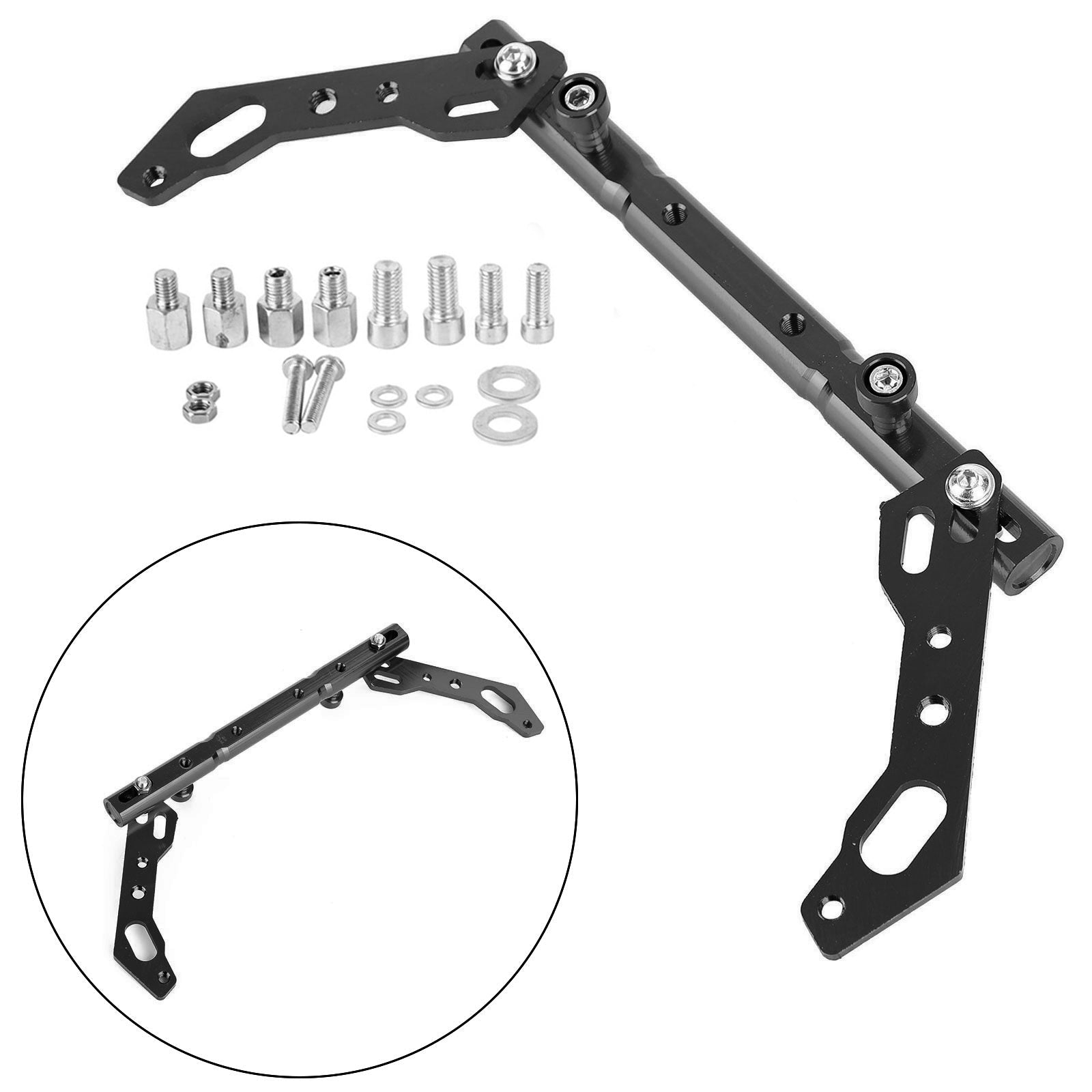 CNC Justerbar balans Kortahandtaget Bar Aluminiumspak Black Fits For Motor Generic