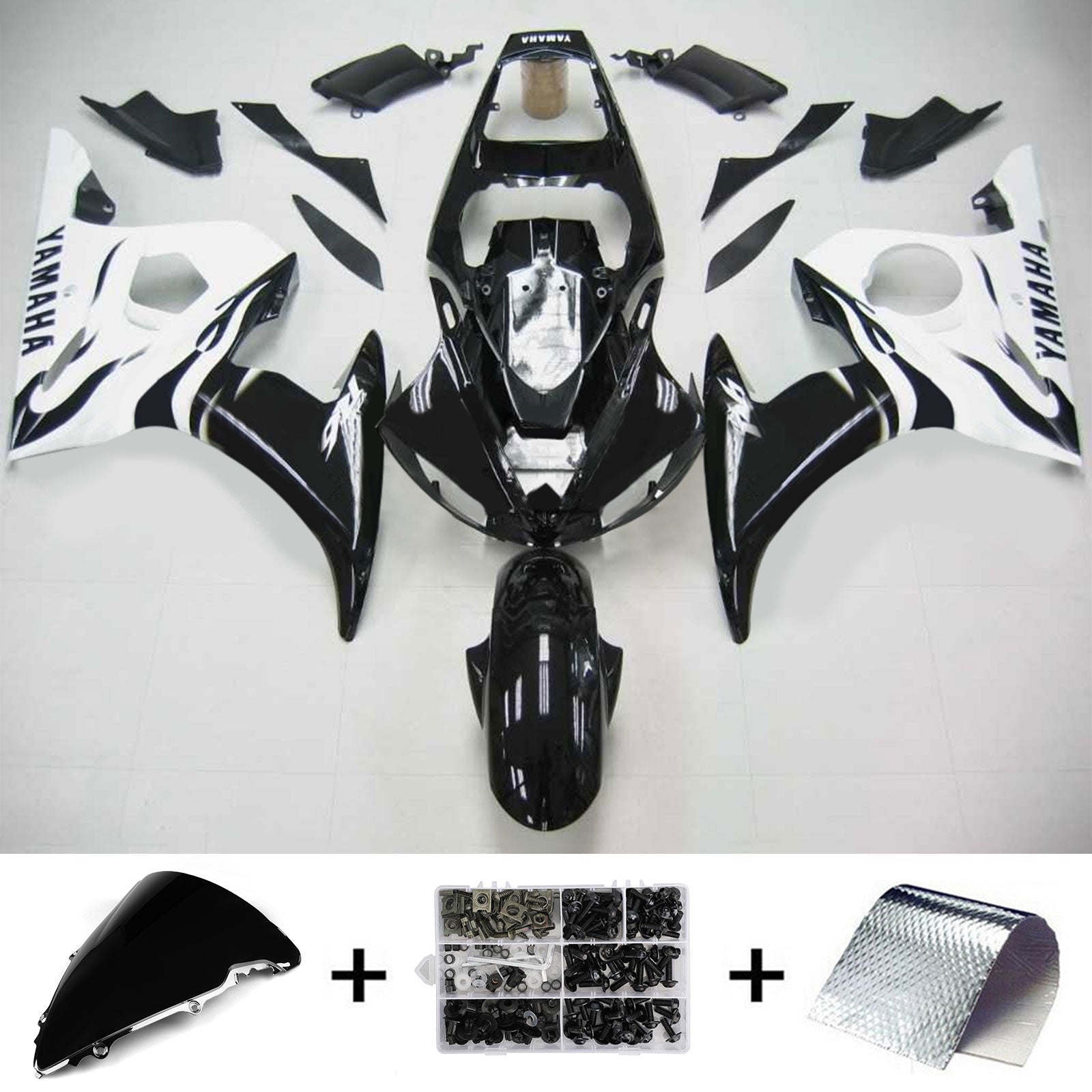 Injection Fairing Kit Bodywork Plastic ABS fit For Yamaha 2003-2004 YZF 600 R6 & 2006-2009 YZF R6S