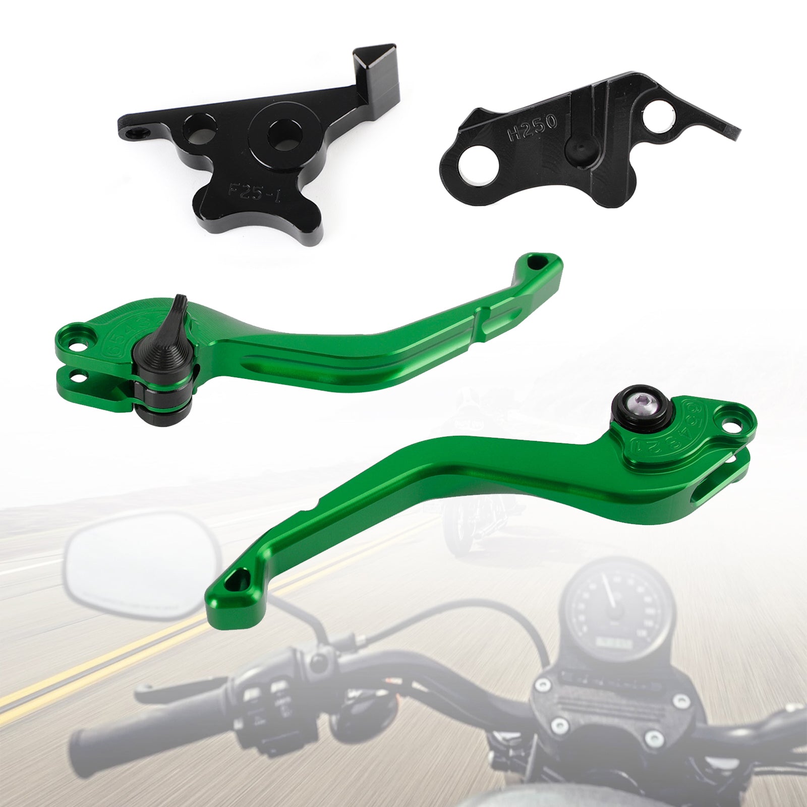 CNC kort kopplingsbromsspak passar för Honda MSX125 CB300F/R CBR500R CB500F