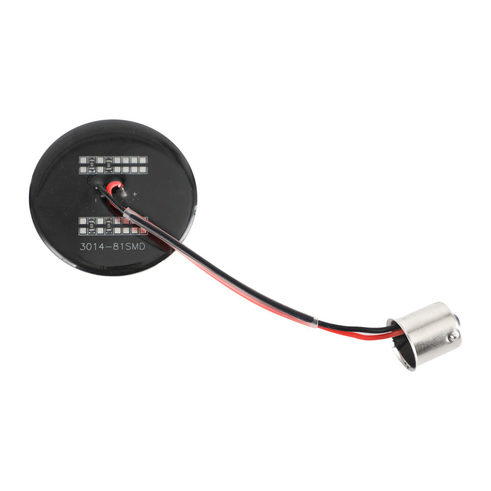 1156 LED Turn Signal Light inserts lampe ajustement pour Softail Touring Dyna Sportster