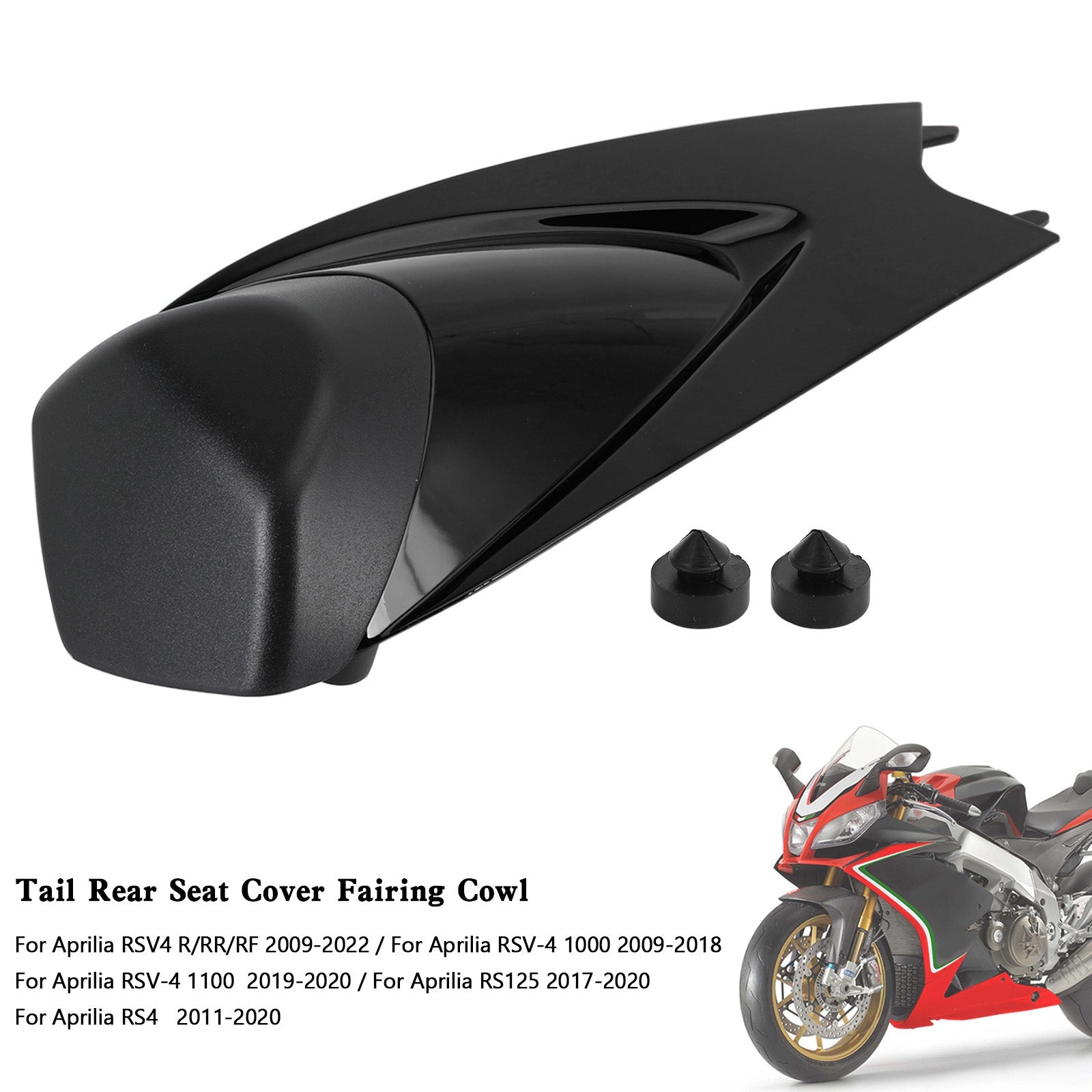 2009-2022 Aprilia RS125 RS4 RSV4 1000 Tylna okładka siedzenia Fairing Cowl